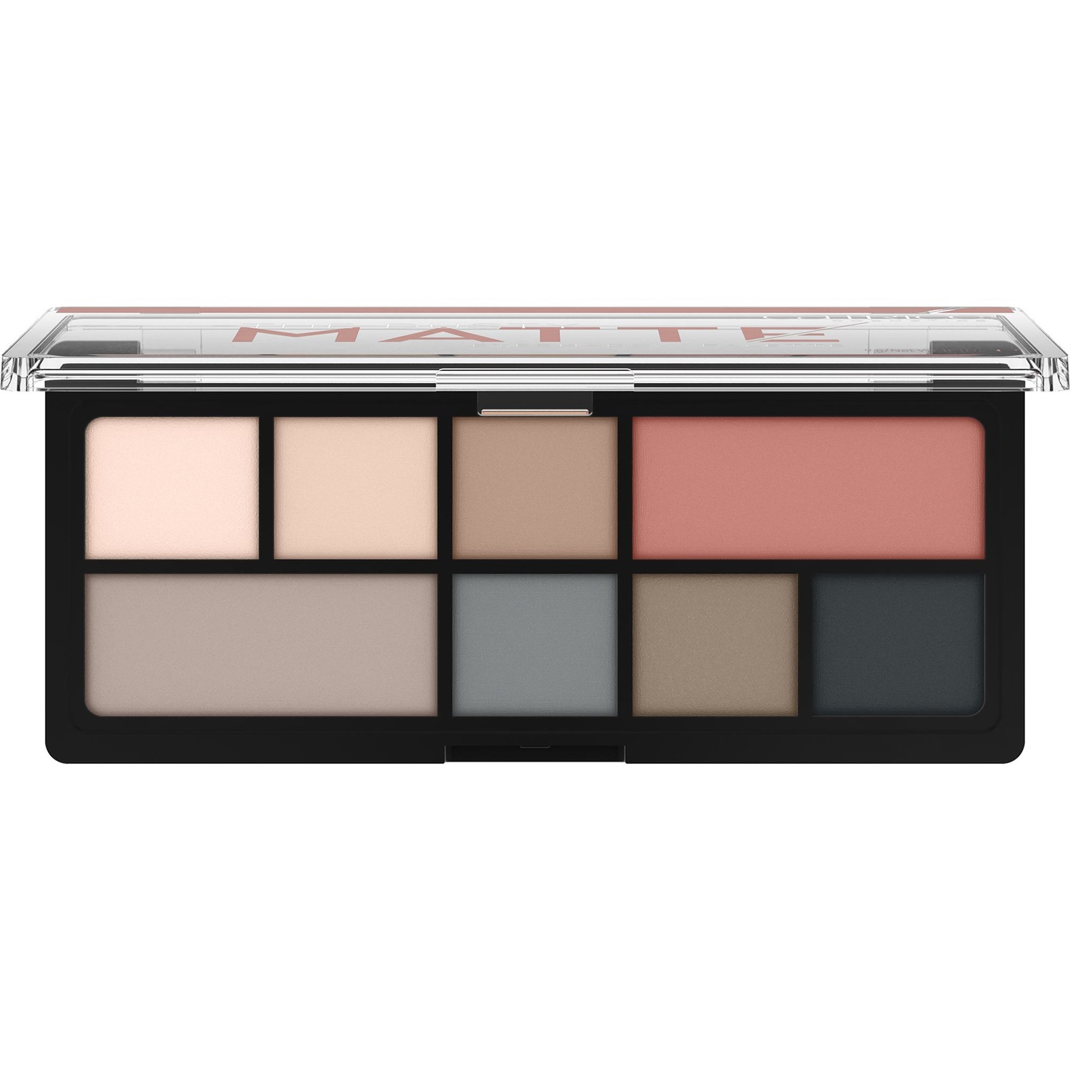 Catrice The Dusty Matte Eyeshadow Palette - Palette di Ombretti 9 g con 8 Tonalità Ultra Pigmentate e Finish Opaco