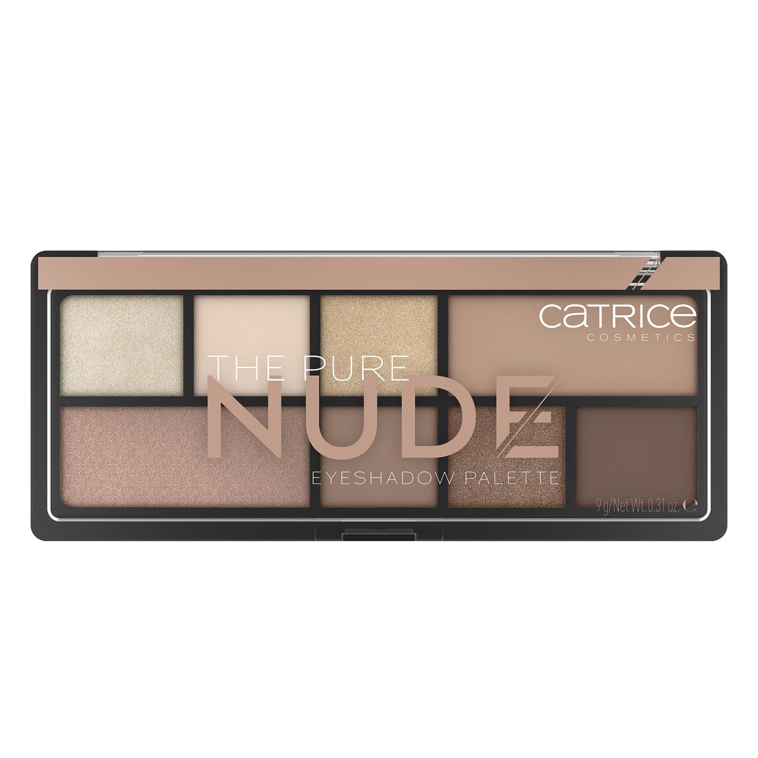 Catrice The Pure Nude Eyeshadow Palette - Palette di Ombretti 9 g con 8 Ombretti Pigmentati e Texture Morbida