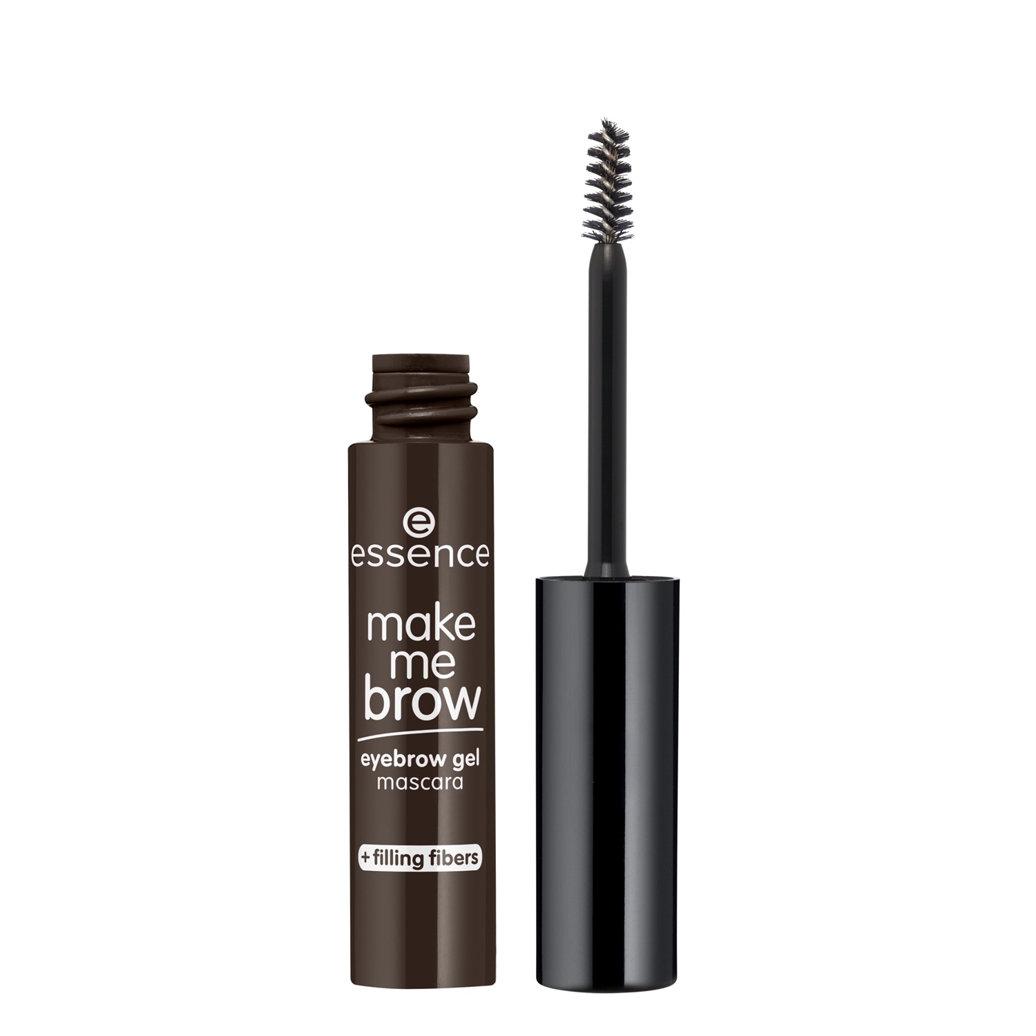 Essence Make Me Brow Mascara in Gel per Sopracciglia 06 Ebony Brows - 3,8 ml, Colore, Riempimento e Definizione