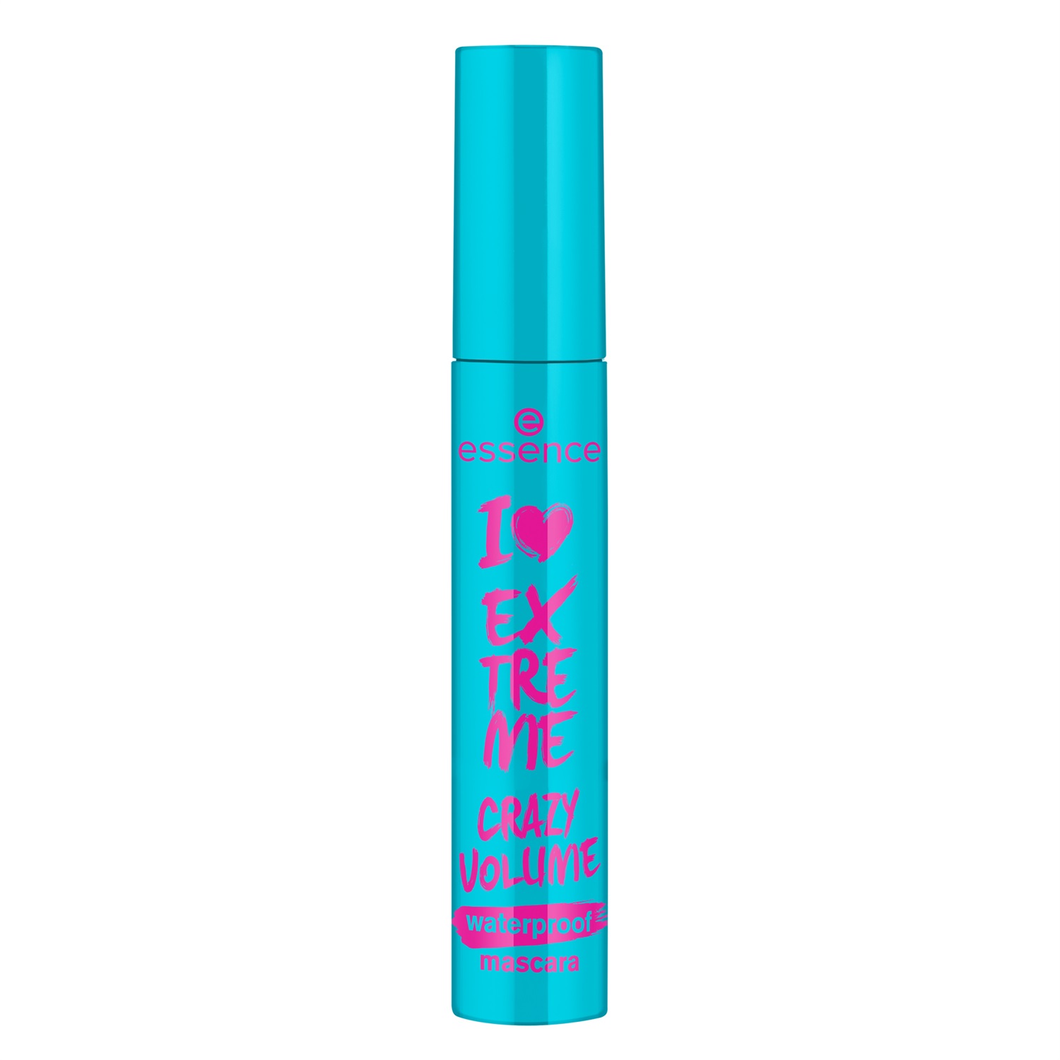 Essence I Love Extreme Crazy Volume Mascara Waterproof 12 ml - Nero, Effetto Volumizzante con Applicatore Extra-Large