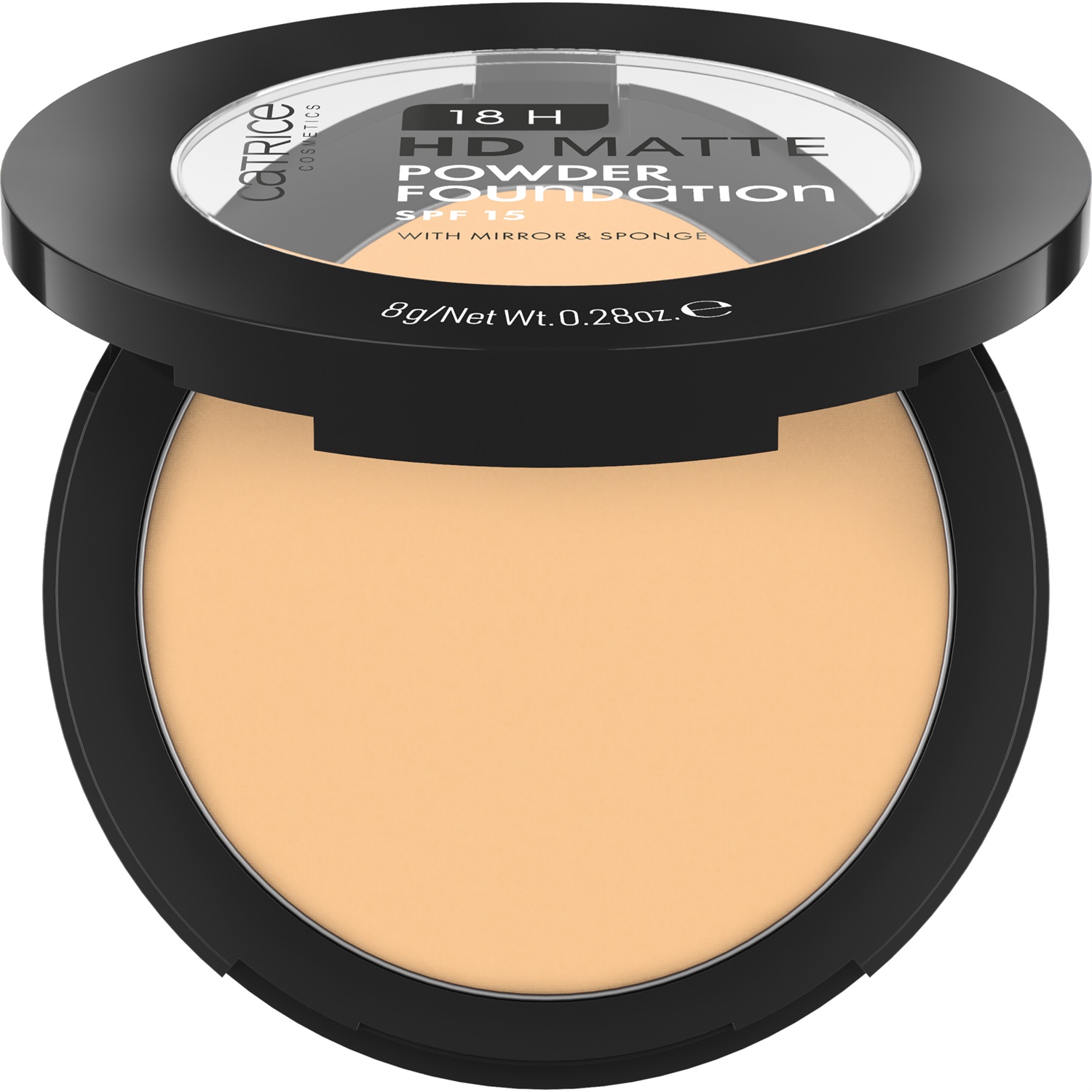 Catrice 18H HD Matte Powder Foundation 030W - Fondotinta in Polvere Opacizzante Lunga Durata con SPF 15, 8 g