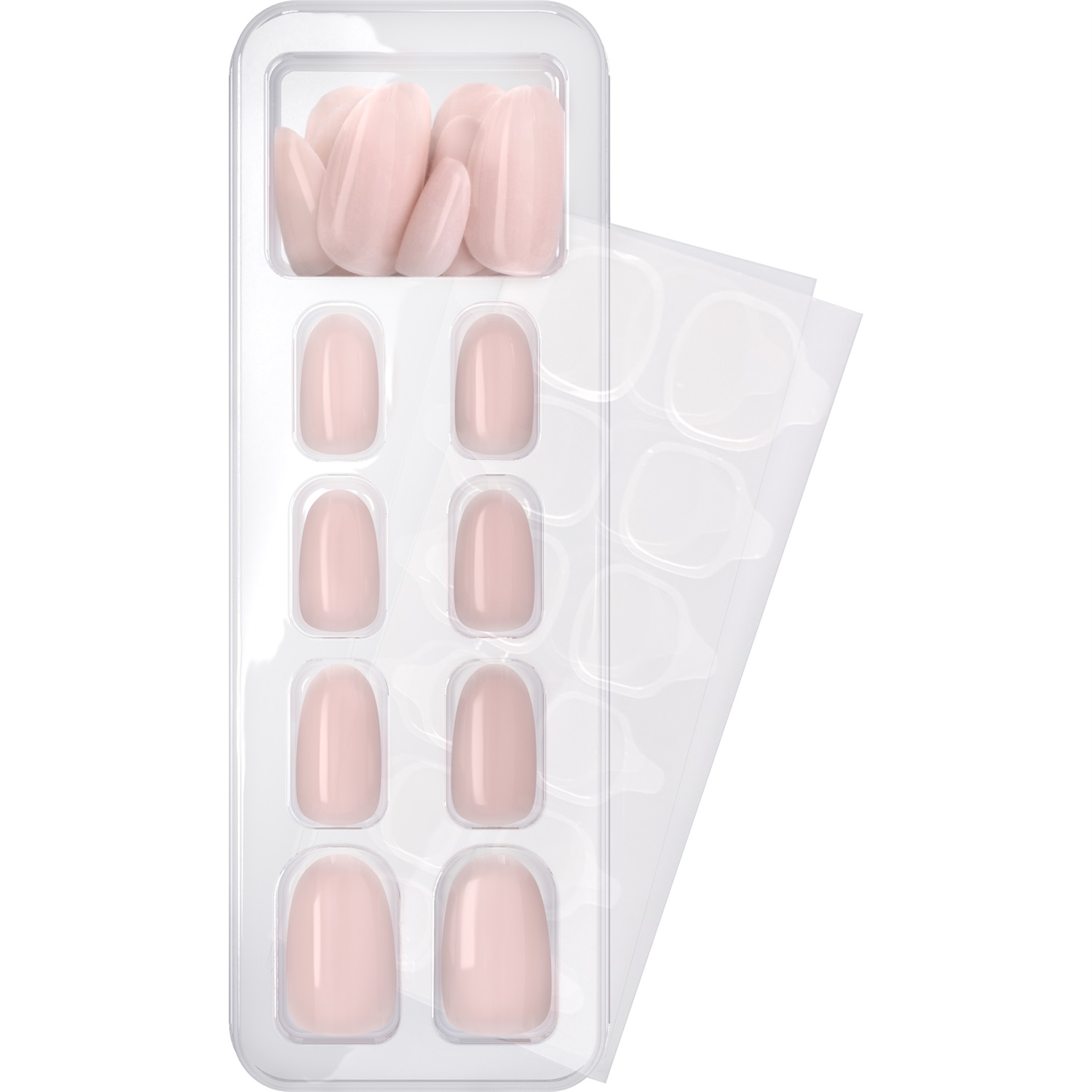 Catrice Nail Salon in a Box - Unghie Artificiali Nude a Mandorla, 24 pz, Facili da Applicare