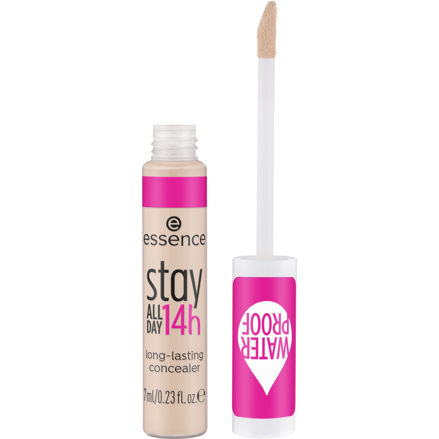 Essence Stay All Day Correttore Lunga Durata 14h 10 Light Honey 7 ml - Texture Cremosa e Finish Naturale Opaco