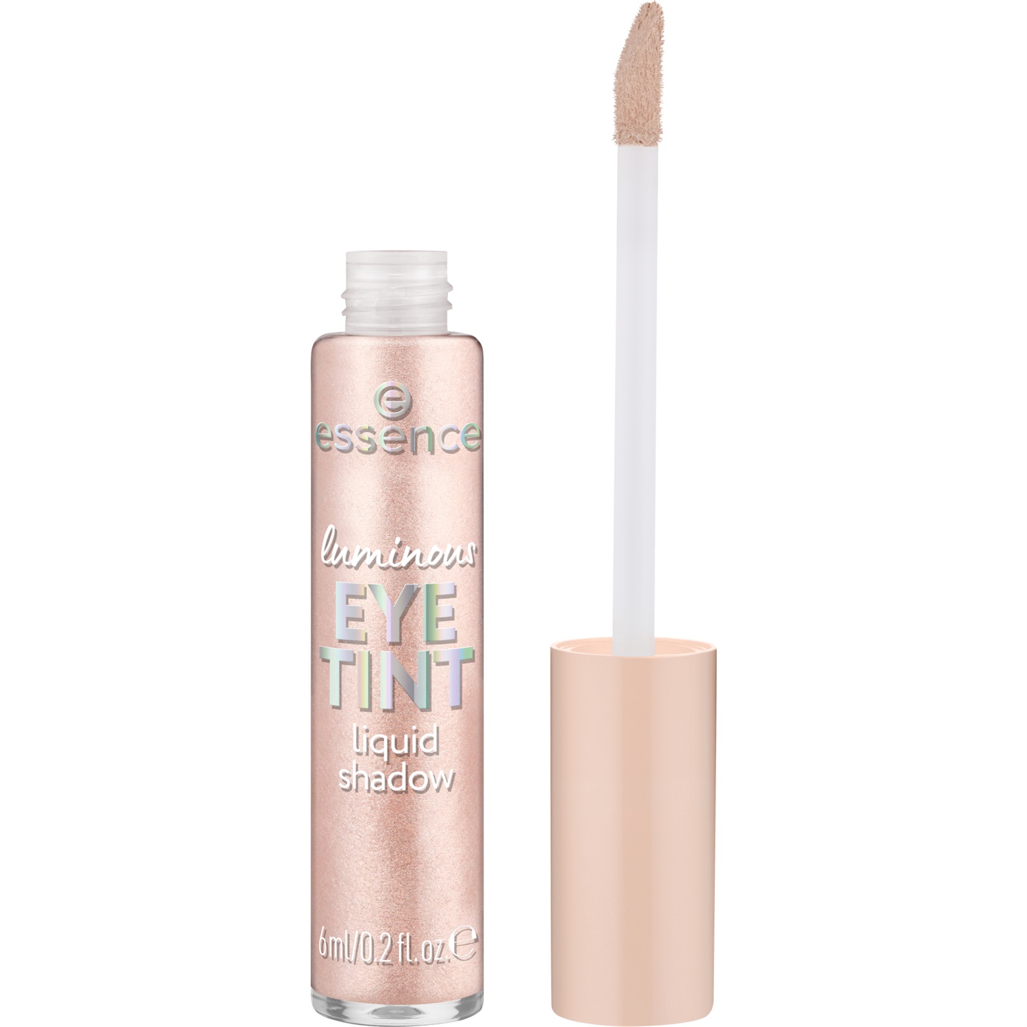 Essence Luminous Eye Tint Ombretto Liquido 6 ml 02 Gleaming Charm - Effetto Shimmer, Lunga Durata, Facile da Applicare