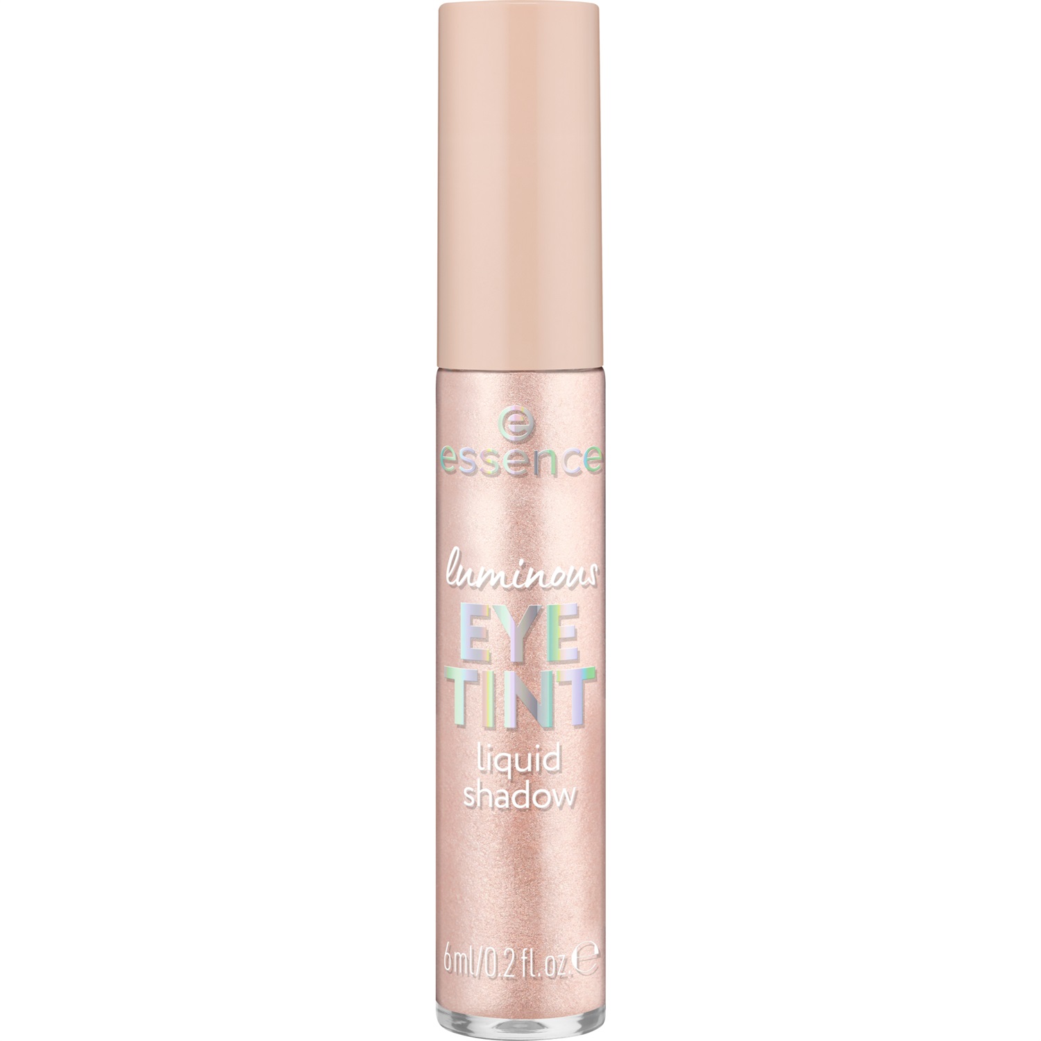 Essence Luminous Eye Tint Ombretto Liquido 6 ml 02 Gleaming Charm - Effetto Shimmer, Lunga Durata, Facile da Applicare