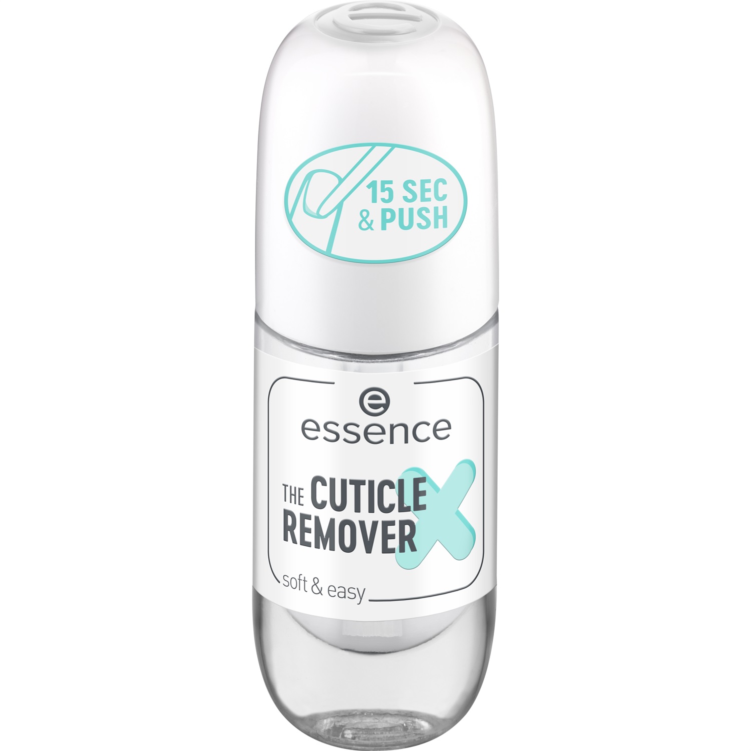 Essence The Cuticle Remover 8 ml - Rimuovi Cuticole, Ammorbidisce in 15 Secondi, Applicazione Facile con Pennello Integrato