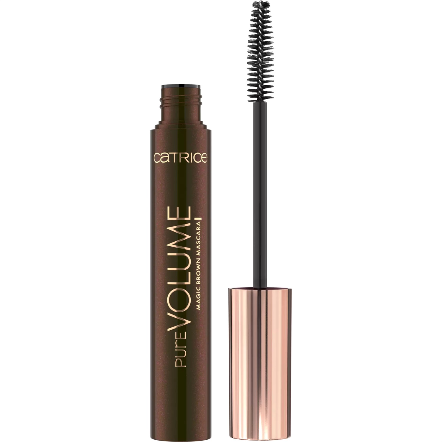 Catrice Pure Volume Magic Brown Mascara 010 Burgundy Brown 10 ml - Volume Intenso e Lunghezza per Ciglia Naturali