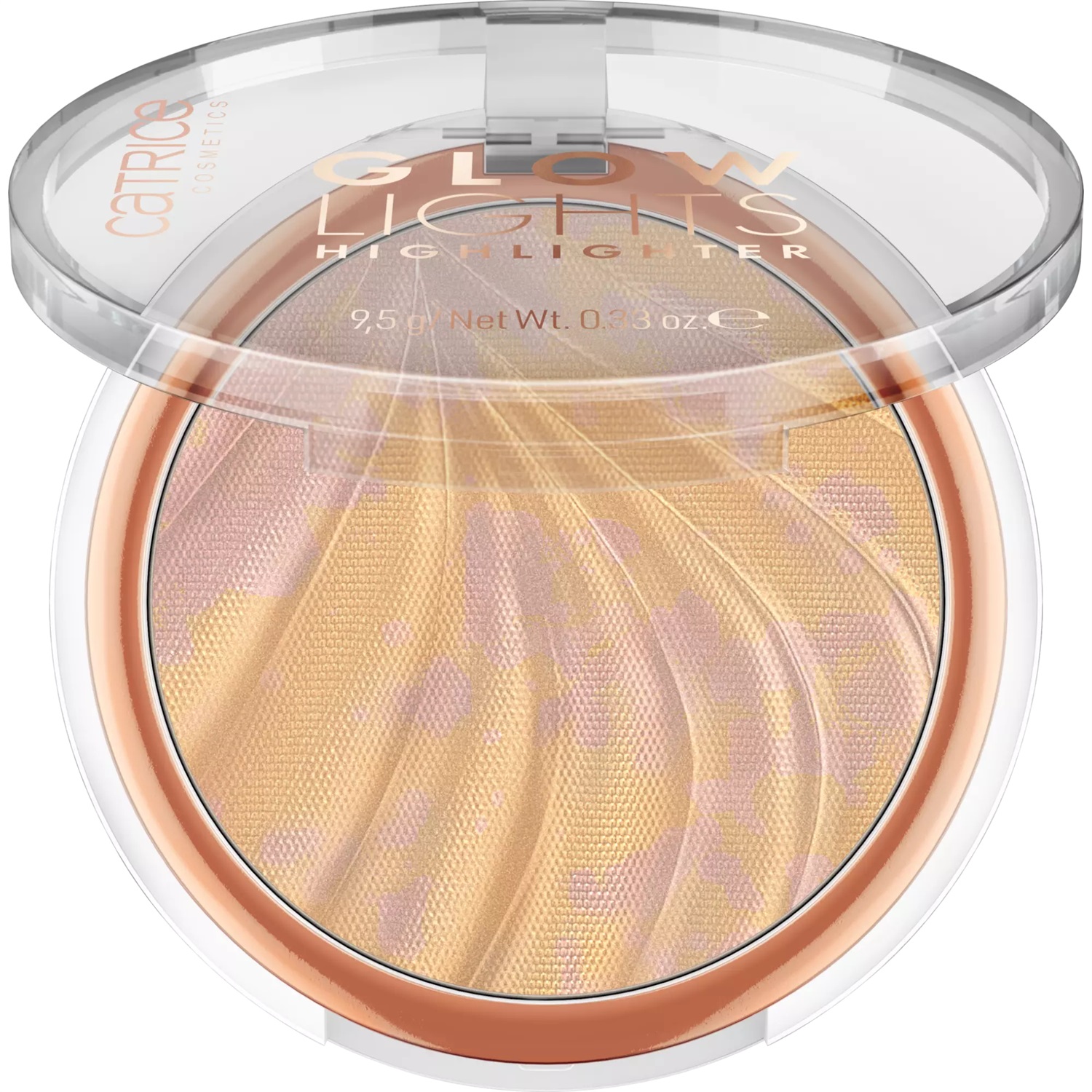 Catrice Glowlights Highlighter Bicolore 010 Rosy Nude - Illuminante in Polvere 9,5 g, Vegano e Senza Glutine