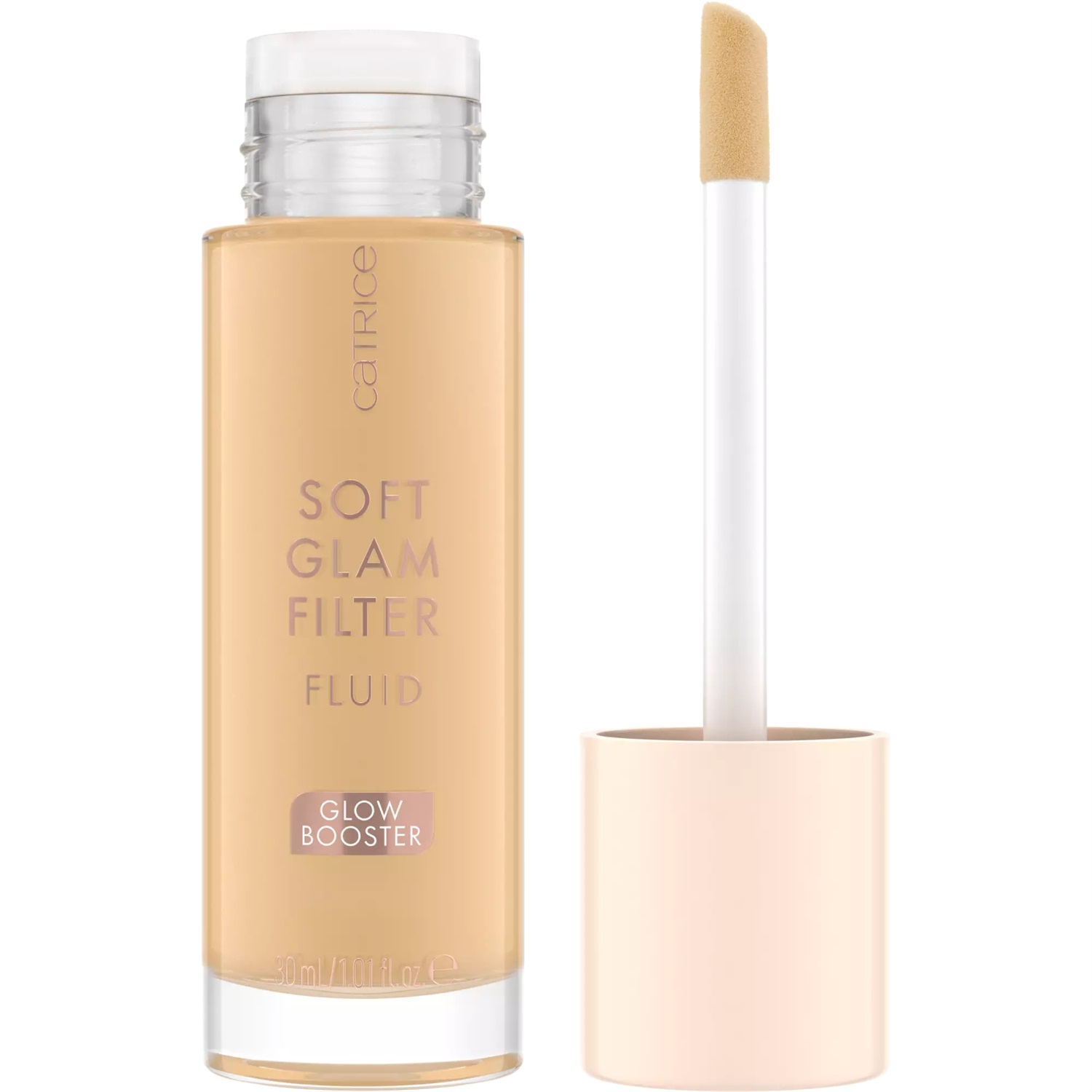 Catrice Soft Glam Filter Fluid 30 ml - Fondotinta/Primer Colorato 020 Light - Medium con Effetto Illuminante e Idratante