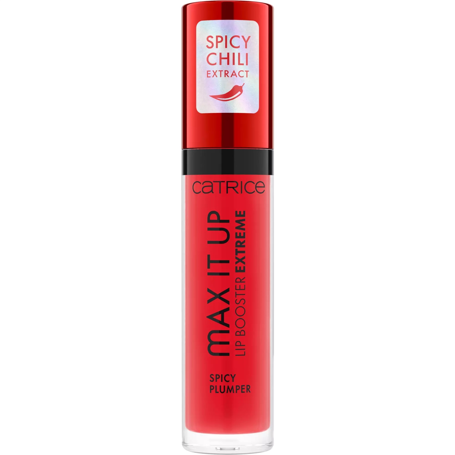 Catrice Max It Up Lip Booster Extreme 010 Spice Girl - Lucidalabbra Volumizzante con Finish Lucido e Applicatore Morbido, 4 ml