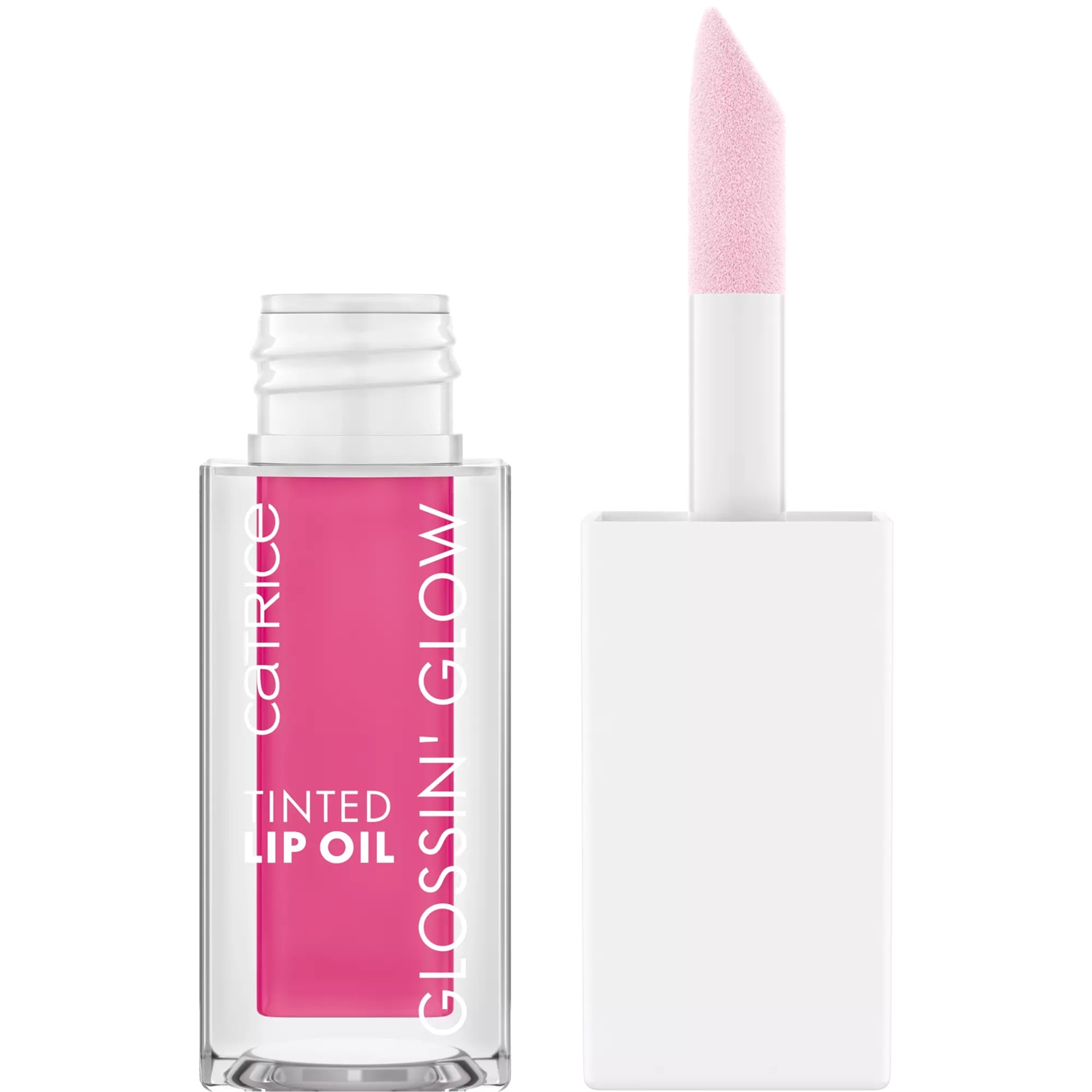 Catrice Glossin' Glow Tinted Lip Oil 040 Glossip Girl - Olio Labbra Nutriente e Idratante, 4 ml