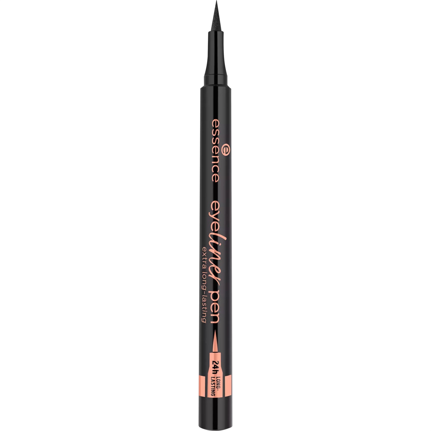 Essence Eyeliner Pen Extra Long-Lasting Waterproof 1,1 ml - 010 Blackest Black, Punta Ultrasottile per Tratti Precisi