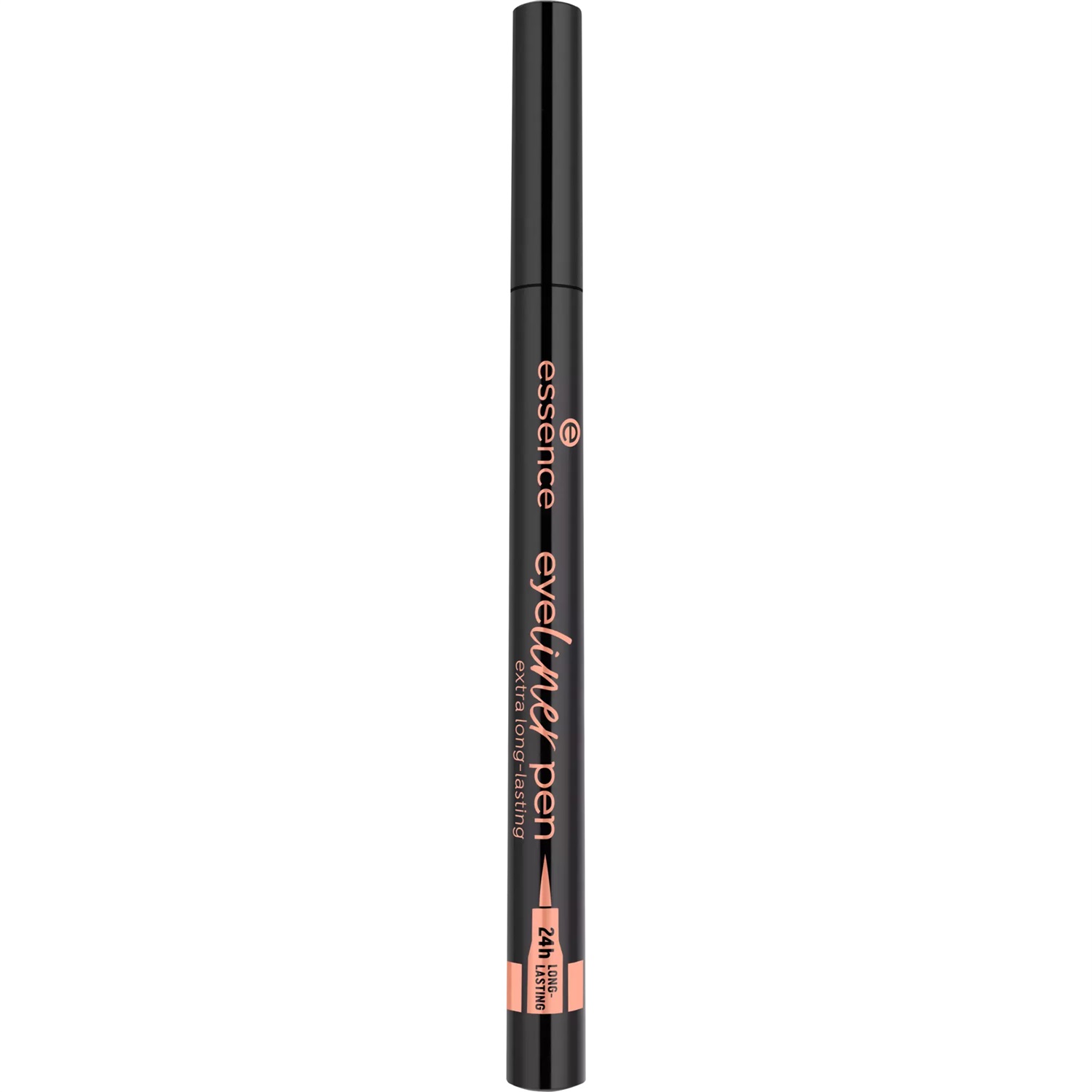 Essence Eyeliner Pen Extra Long-Lasting Waterproof 1,1 ml - 010 Blackest Black, Punta Ultrasottile per Tratti Precisi