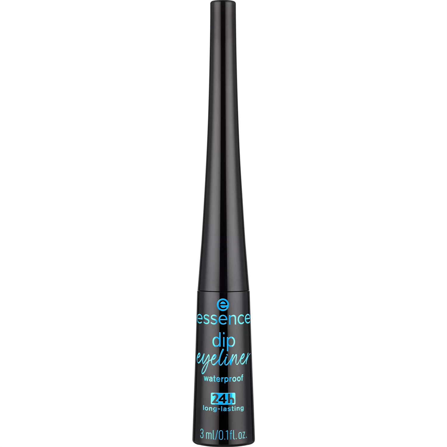 Essence Dip Eyeliner Waterproof 24h 3 ml - Nero Intenso, Applicatore Morbido, Ultra Pigmentato