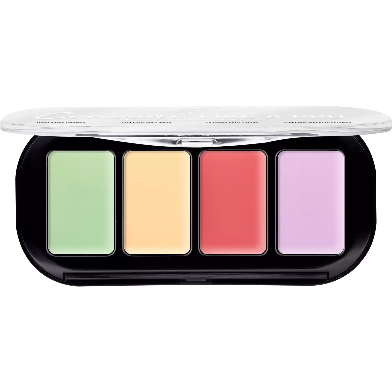 Essence CONCEAL Like A PRO Palette Correttori 4 g - Correttore Anti-Macchie e Schiarente con 4 Tonalità