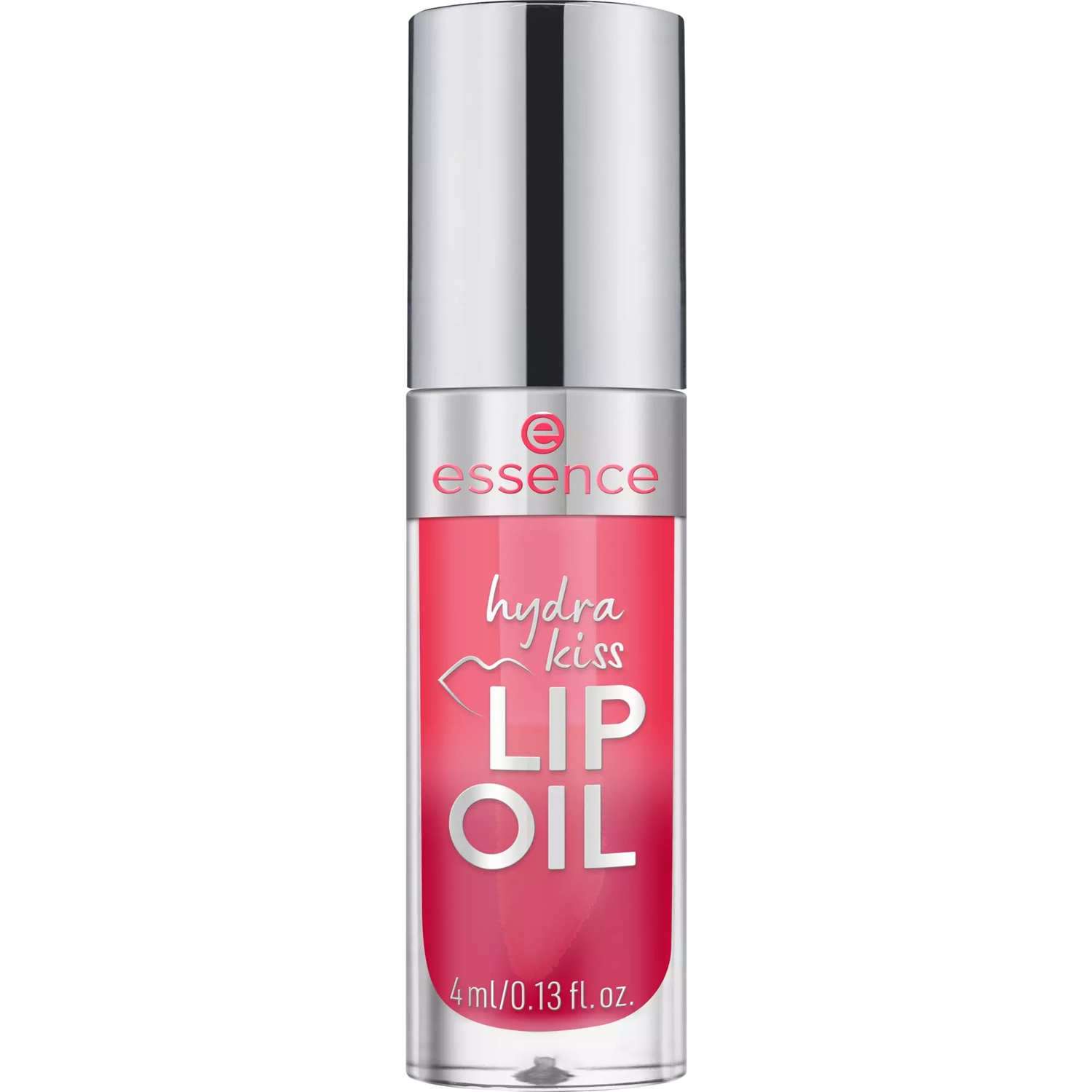 Essence Hydra Kiss Lip Oil 03 Pink Champagne - Olio Labbra Idratante Lucido 4 ml con Acido Ialuronico e Olio di Jojoba
