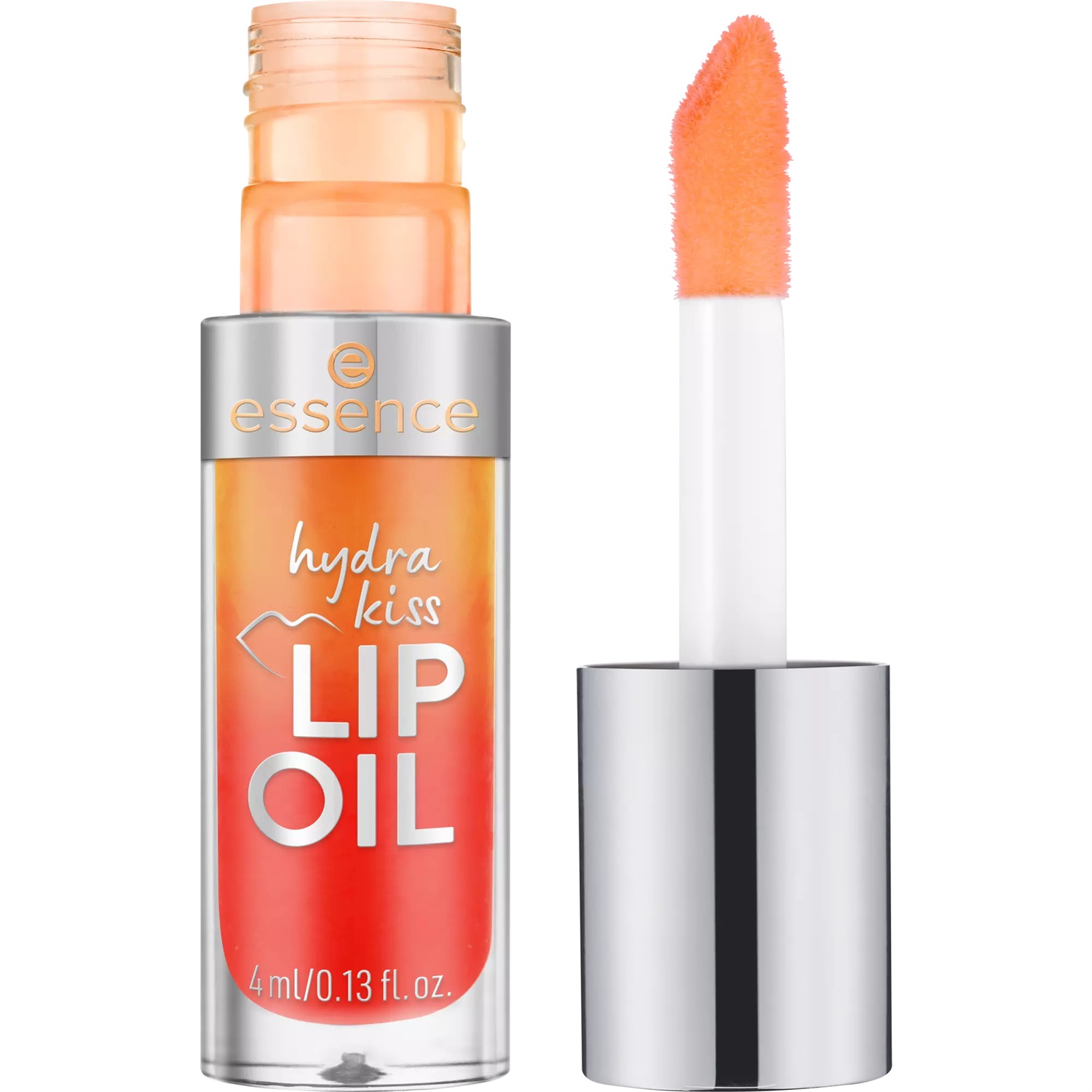 Essence Hydra Kiss Lip Oil - Olio Labbra Idratante e Curativo 4 ml 02 Honey, Honey con Acido Ialuronico e Olio di Jojoba