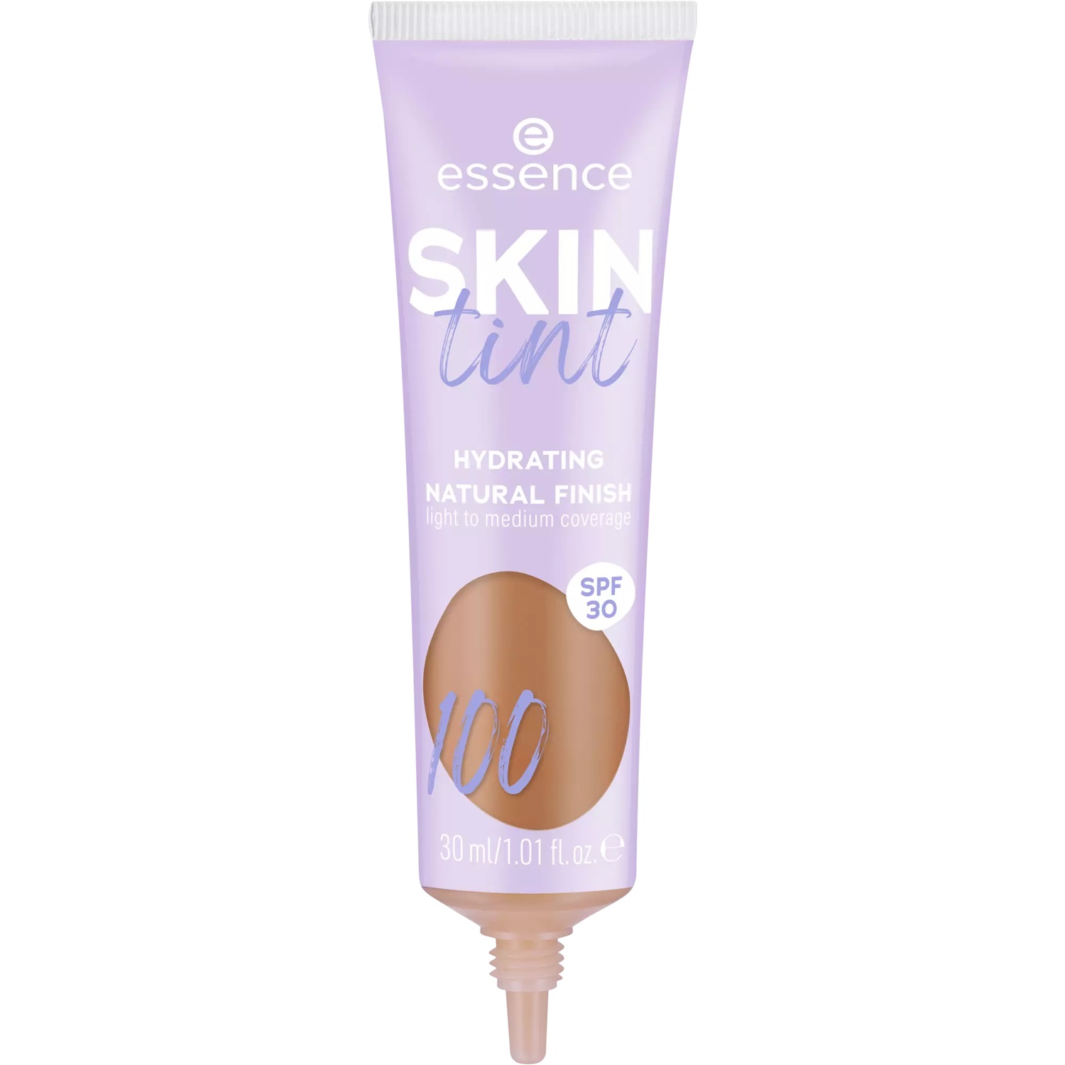 Essence Skin Tint Fondotinta Leggero 30 ml - Copertura da Leggera a Media, Finitura Naturale, Idratante con SPF 30