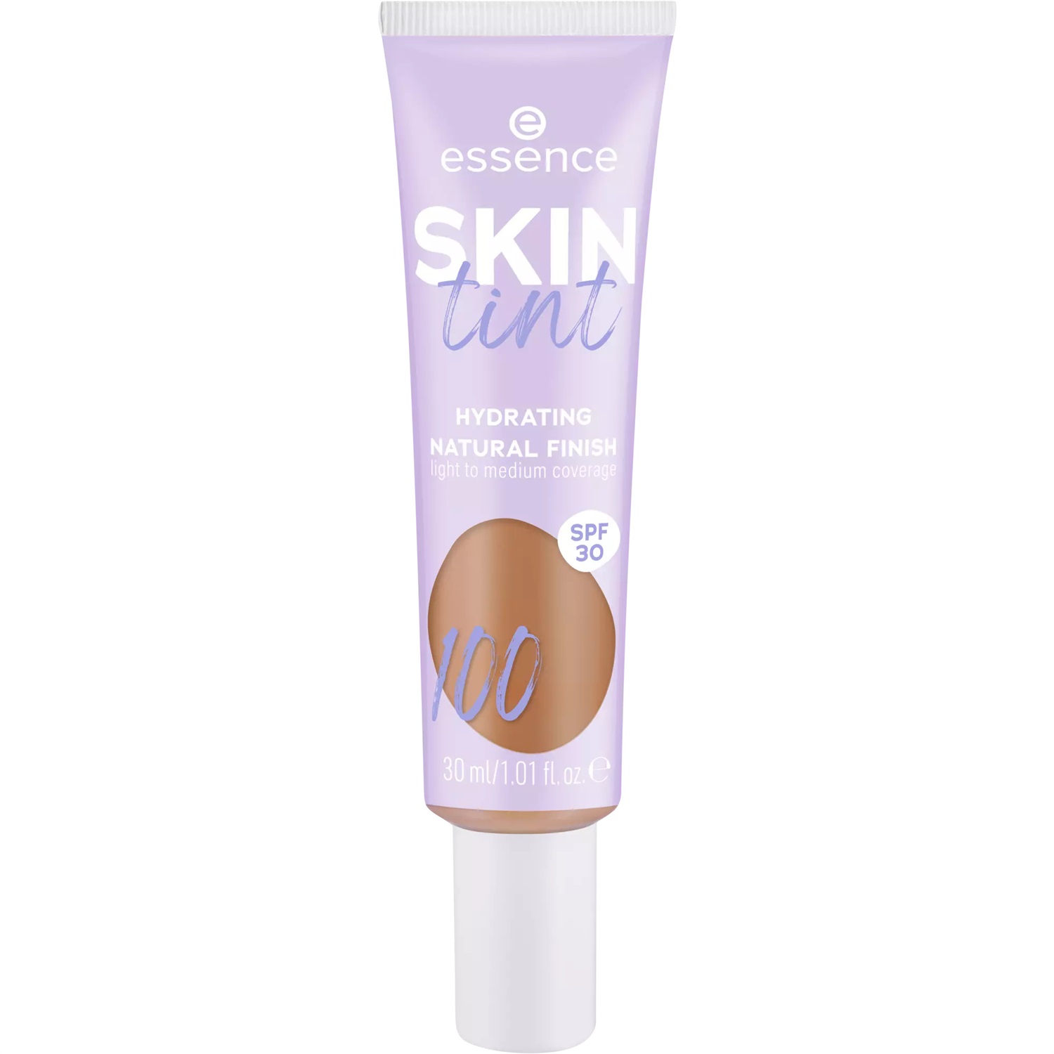 Essence Skin Tint Fondotinta Leggero 30 ml - Copertura da Leggera a Media, Finitura Naturale, Idratante con SPF 30