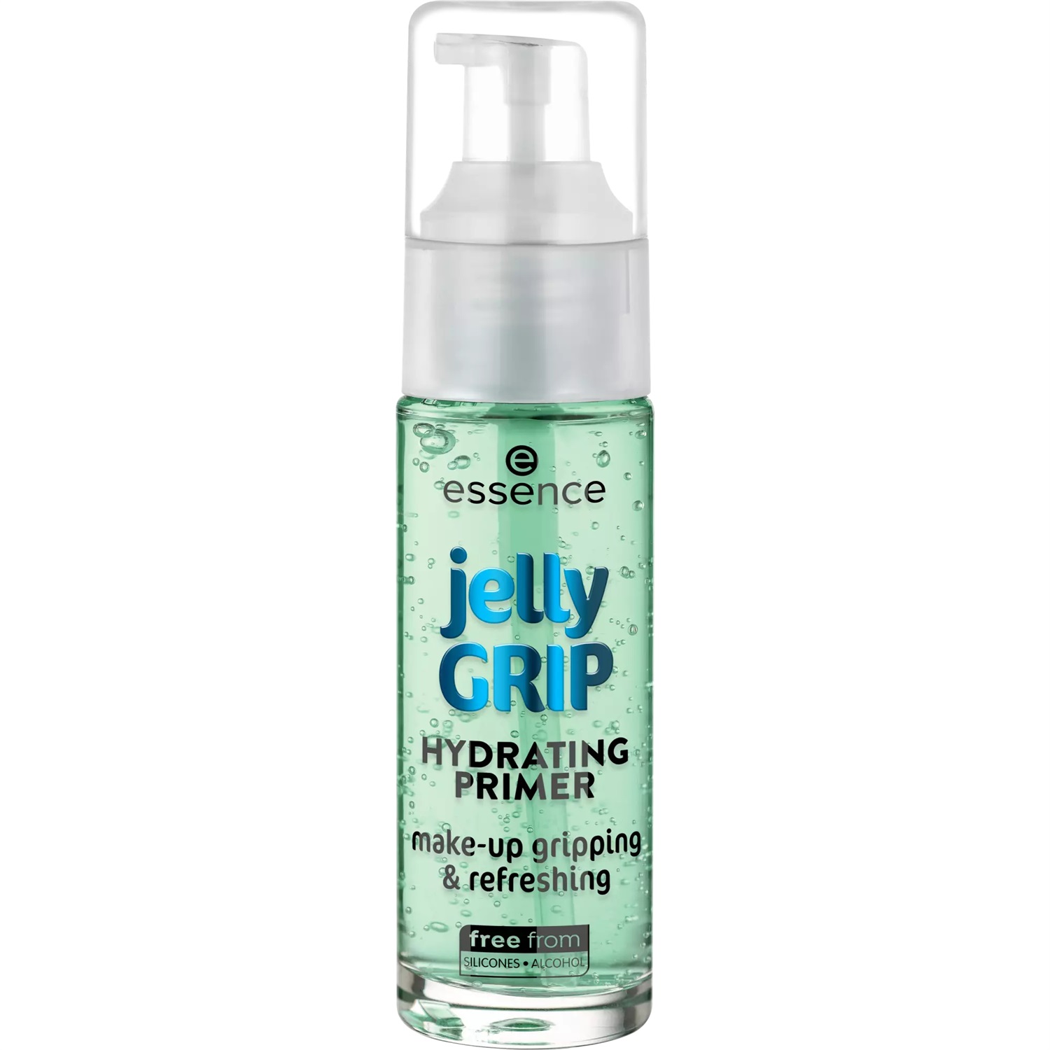 Essence Jelly Grip Hydrating Primer Verde 29 ml - Primer Idratante e Levigante per Pelle Secca, Vegano e Senza Parabeni