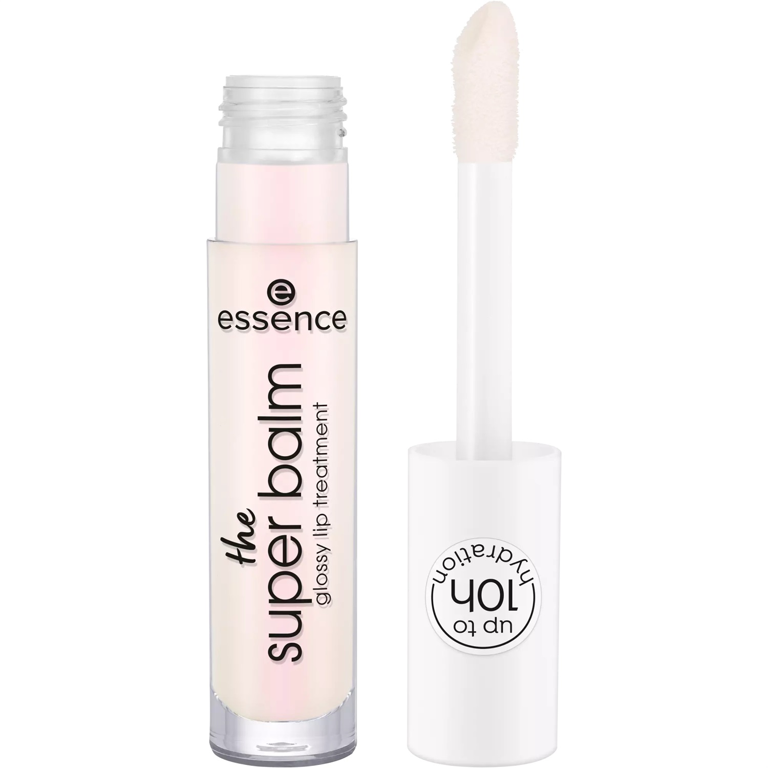 Essence The Super Balm Glossy Lip Treatment 01 Balmazing! Balsamo Labbra Idratante 5 ml con Burro di Karité e Vitamina E