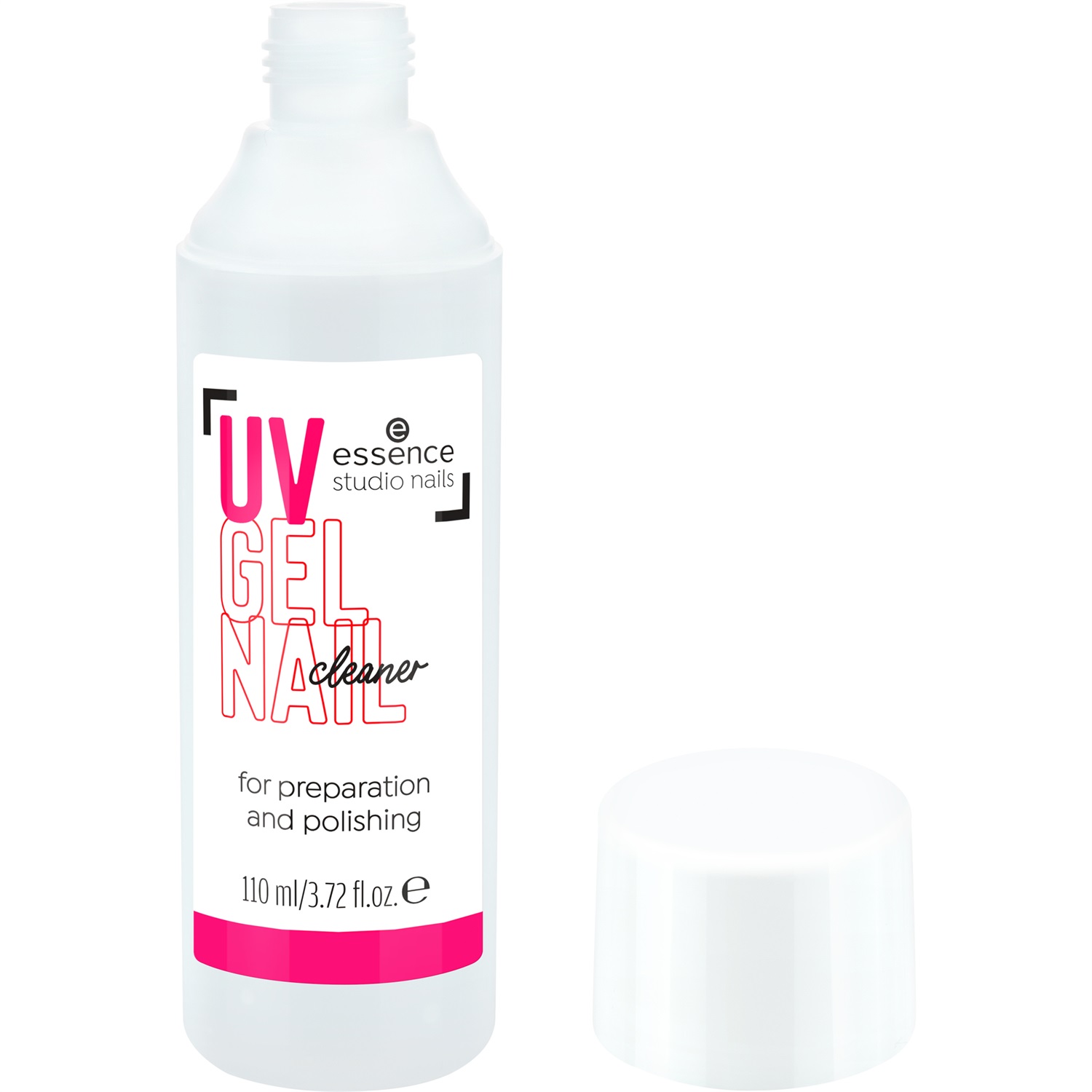 Essence Studio Nails UV Gel Nail - Solvente per Unghie 110 ml, Rimuove Smalto e Lucida la Manicure