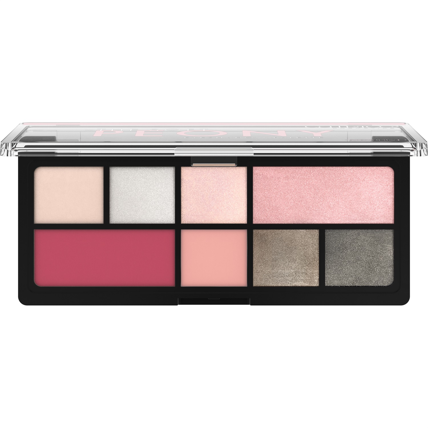 Catrice The Soft Peony Eyeshadow Palette - 8 Ombretti Alta Pigmentazione, 9g, Texture Morbida, Finiture Opache e Scintillanti, Vegan