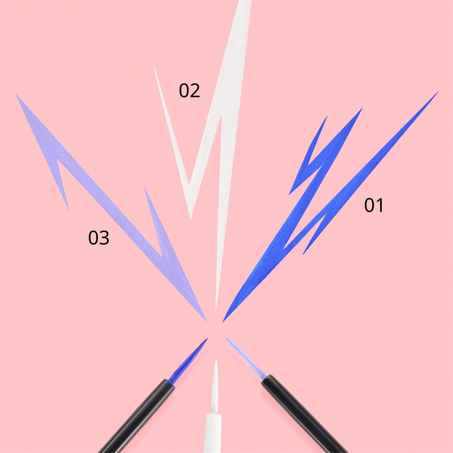 Essence COLOUR it! Eyeliner Liquido Blu Reale - 3 ml, Lunga Durata e Ultra Pigmentato