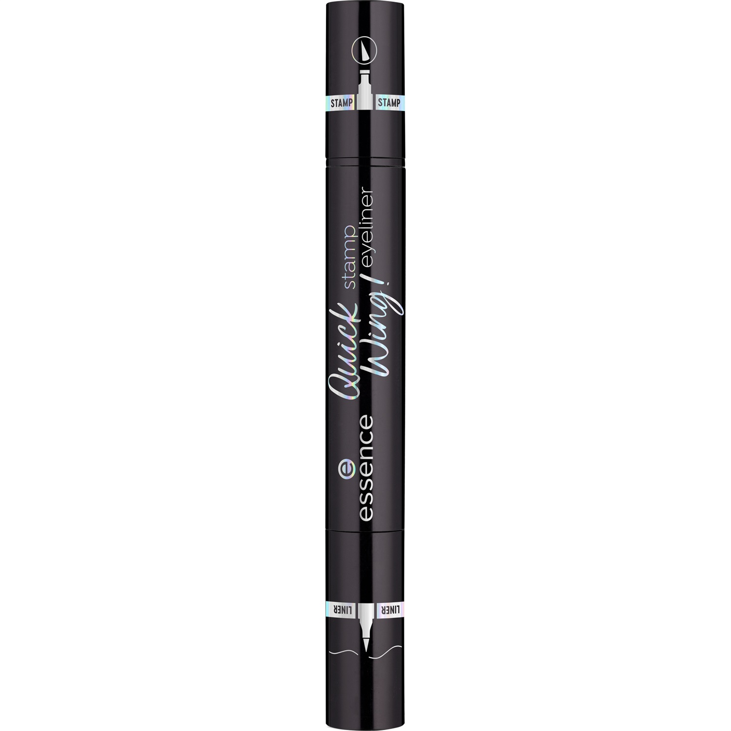 Essence Quick Wing! Eyeliner a Stampo 3,5 ml - Nero, Lunga Durata, Ultra Pigmentato, Facile da Usare