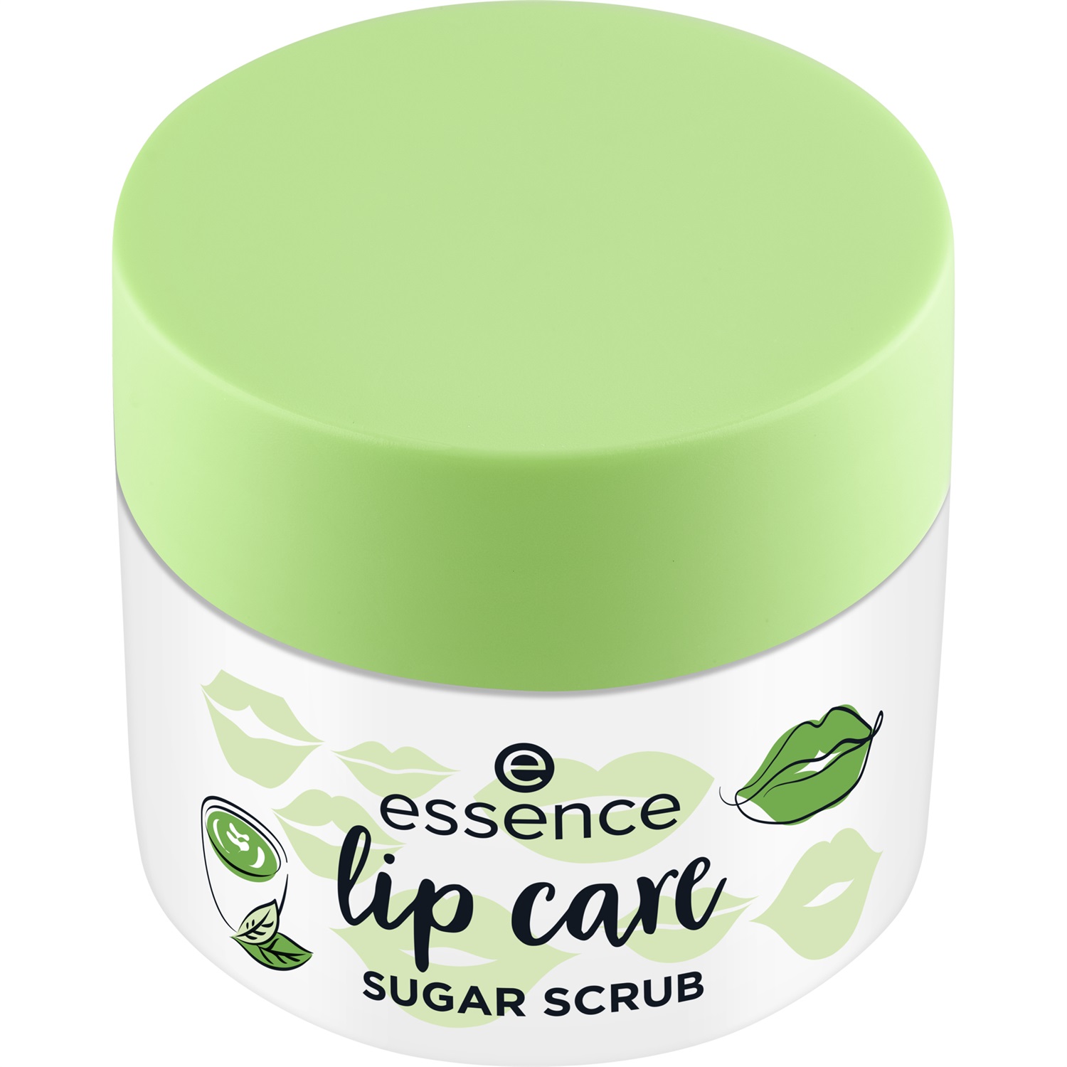 Essence Lip Care Sugar Scrub 9 g - Scrub Labbra Idratante e Rigenerante con Fragranza Matcha
