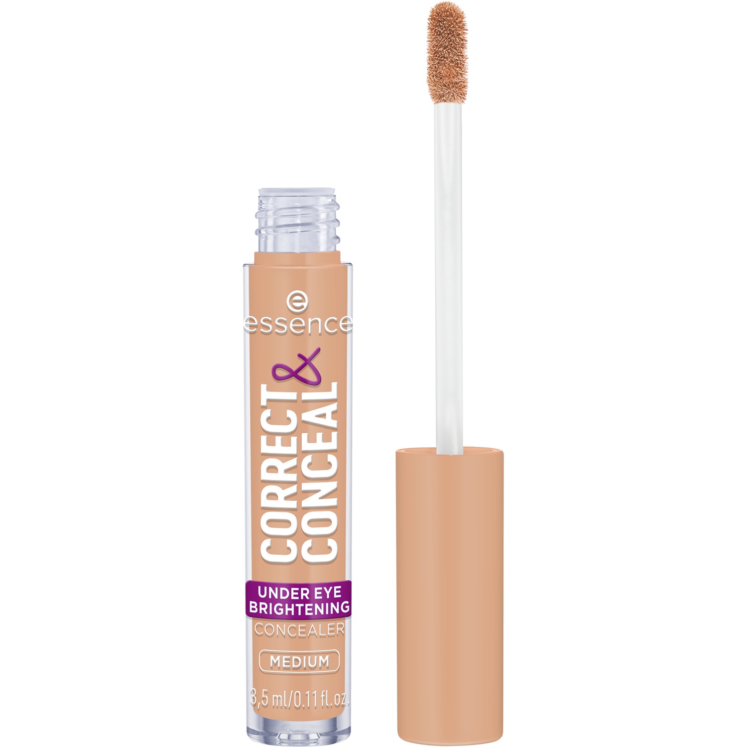 Essence Correct & Conceal Correttore Illuminante Contorno Occhi 3,5 ml 20 Medium - Schiarente e Correttivo del Colore con Aloe Vera