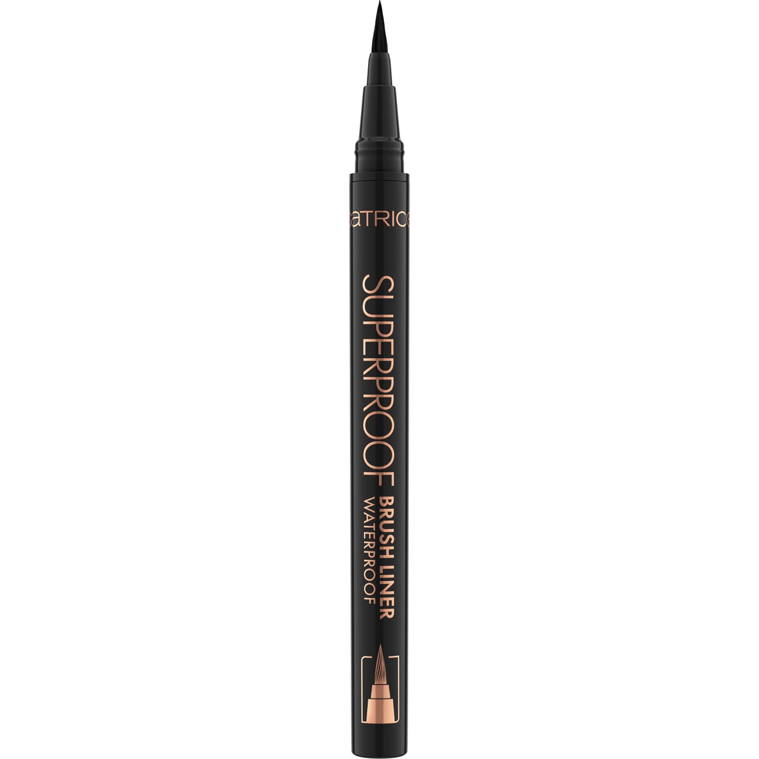 Catrice Cosmetics Superproof Eyeliner Waterproof 0.45 ml - Lunga Durata, Ultra Pigmentato, Opaco con Punta di Precisione