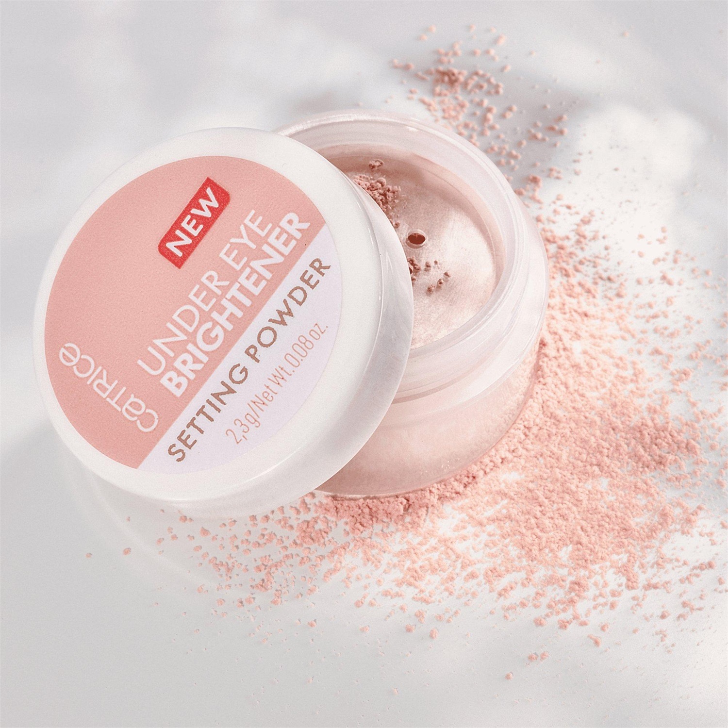 Catrice Under Eye Brightener Polvere Fissante 010 Light Rose - Correttore Illuminante Contorno Occhi 2.3 g