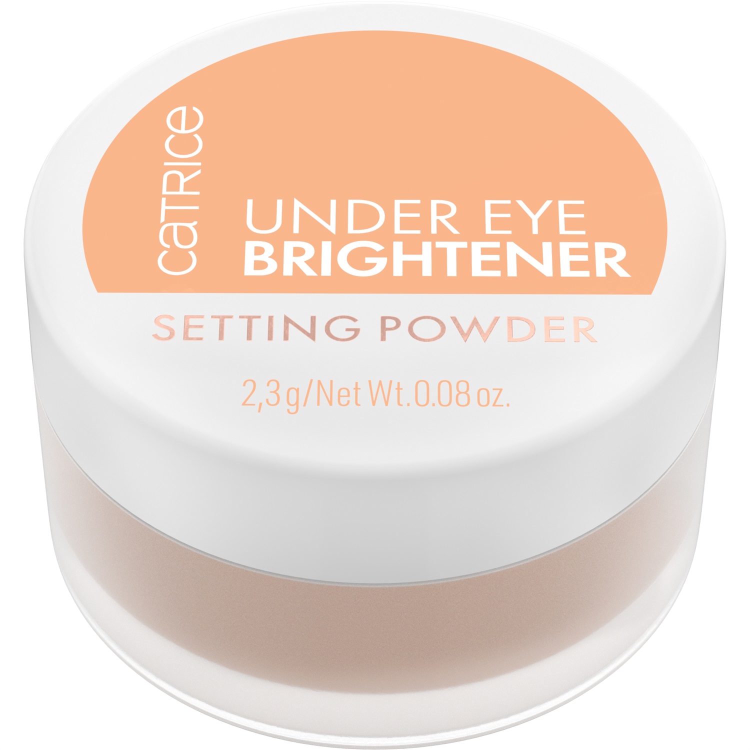 Catrice Under Eye Brightener 020 Warm Nude - Cipria Fissante Illuminante Contorno Occhi 2,3 g con Acido Ialuronico e Burro di Karité