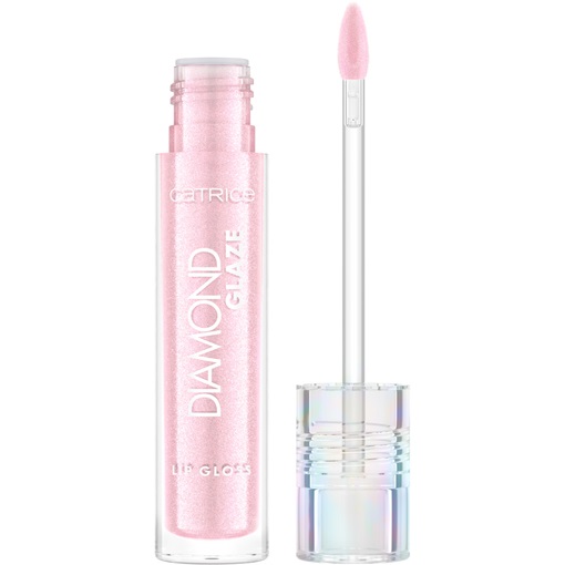 Catrice Diamond Glaze Lip Gloss 3 ml - Lucidalabbra Olografico e Brillante con Glitter Multidimensionale