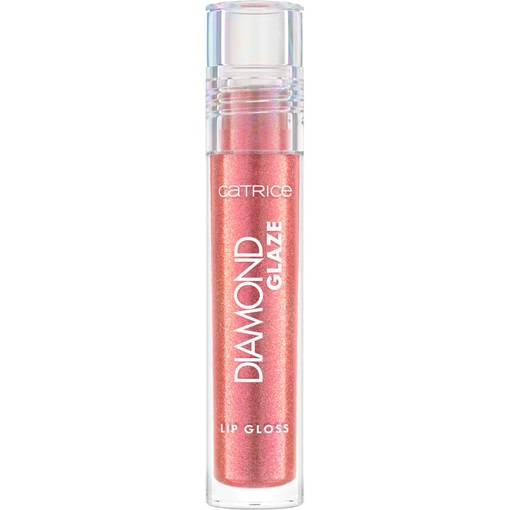 Catrice Diamond Glaze Lip Gloss 040 Diamonds Made Me Do It - Lucidalabbra Olografico Brillante con Glitter Multidimensionale, 3 ml