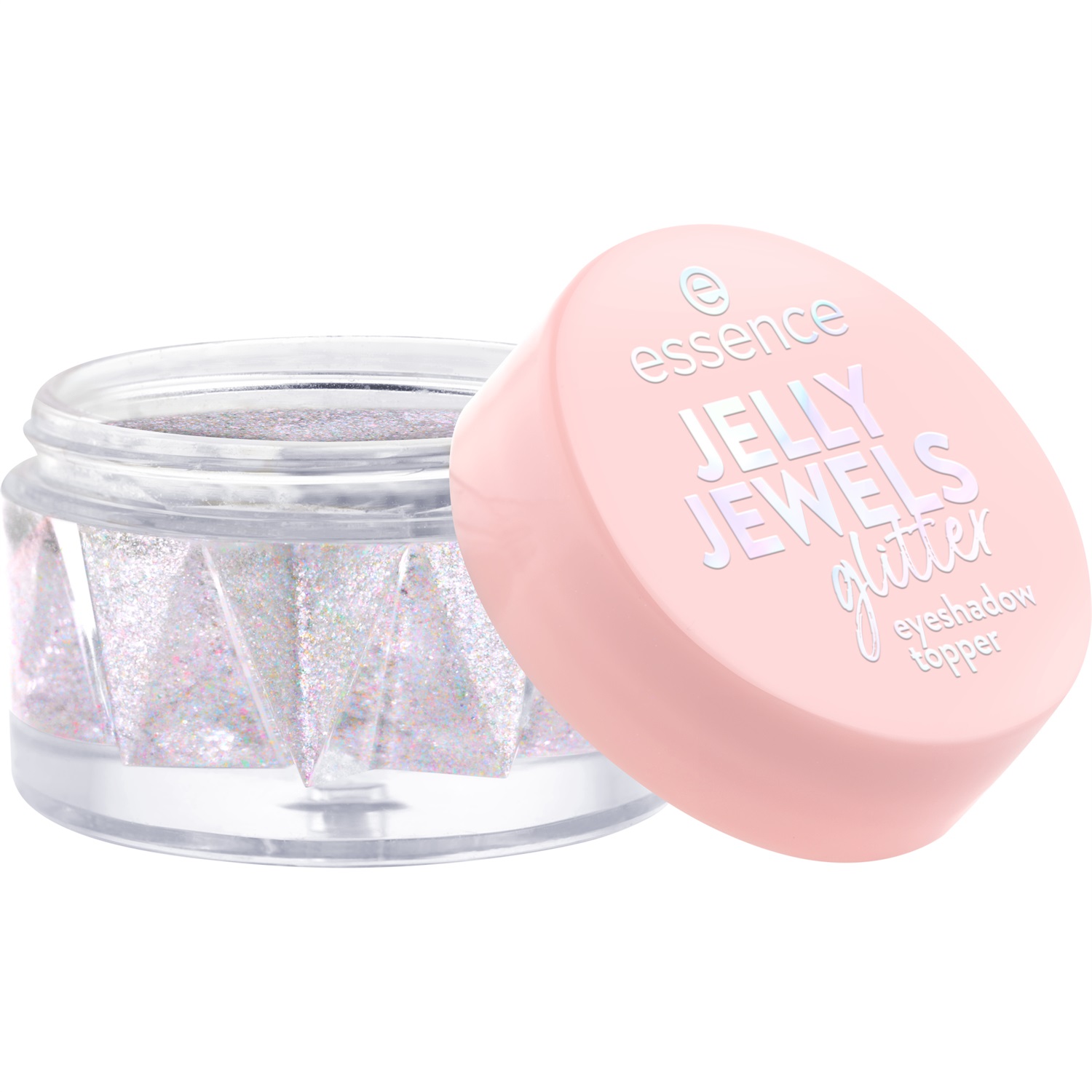 Essence JELLY JEWELS Ombretto Topper Glitter 4,2 g 02 Celestial Shimmer - Texture gelatinosa leggera, effetto ultra-glitterato e a lunga durata