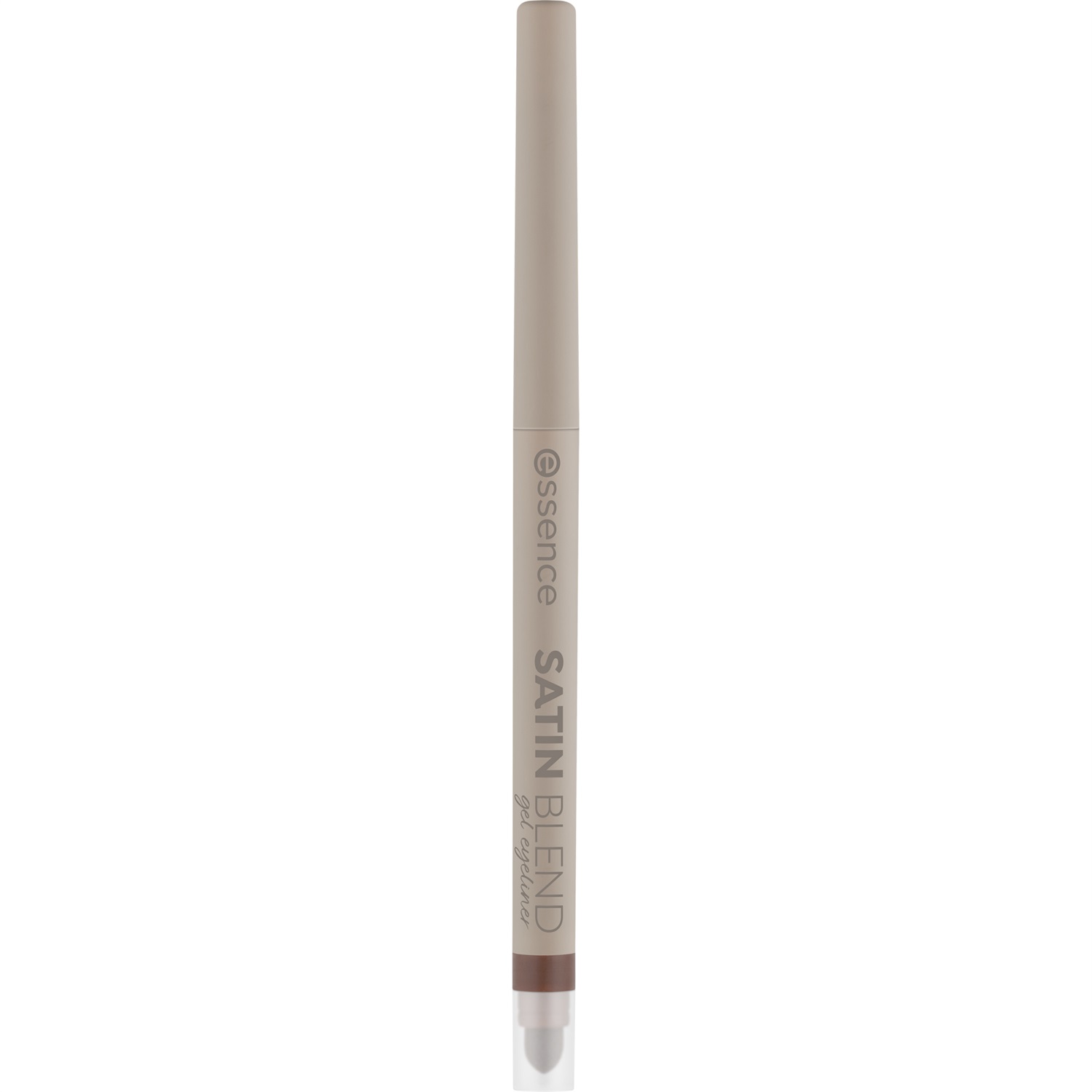 essence SATIN BLEND gel eyeliner 0.22 g - Nr. 02 Cocoa, effetto shimmer e smudger integrato