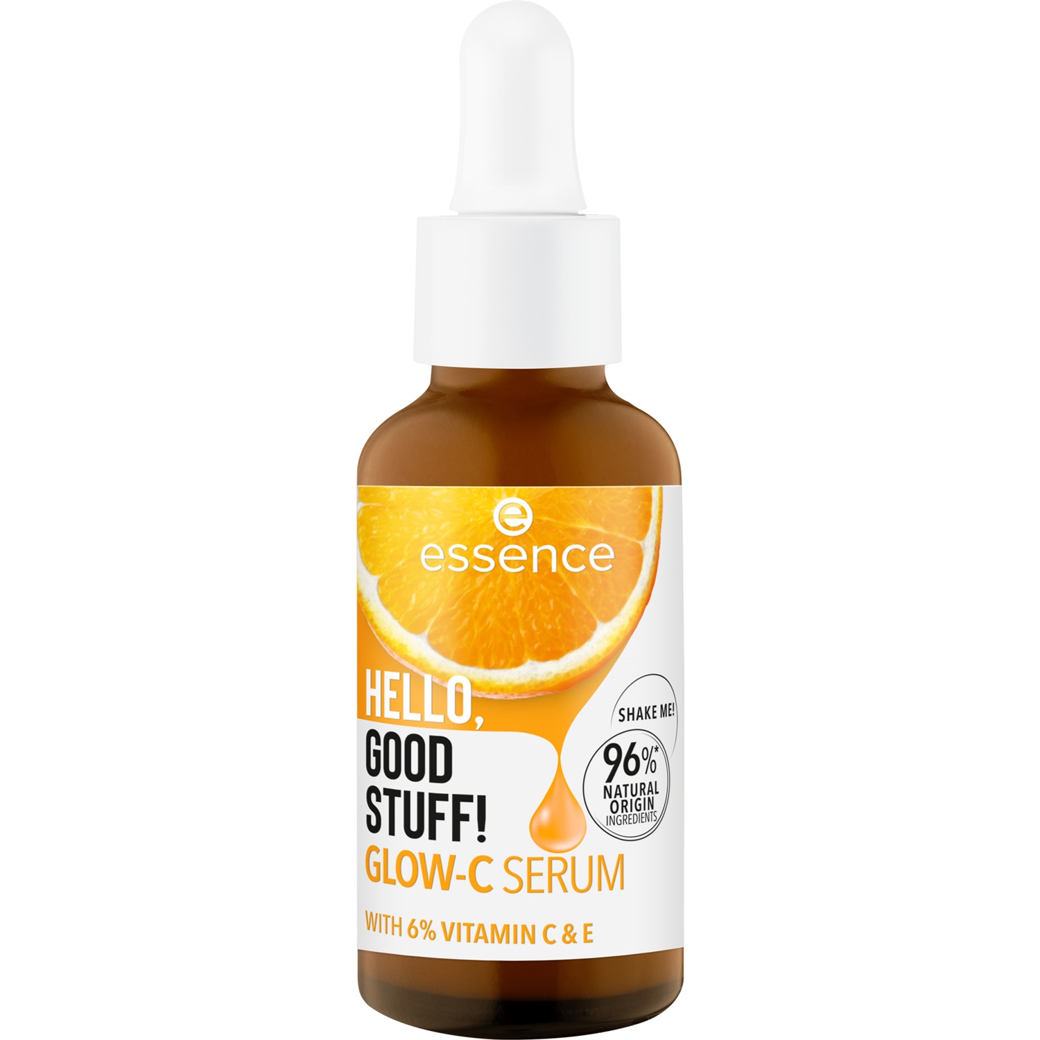 Essence Hello, Good Stuff! Glow-C Siero Viso 30 ml - Illuminante, Levigante, con Vitamina C ed E
