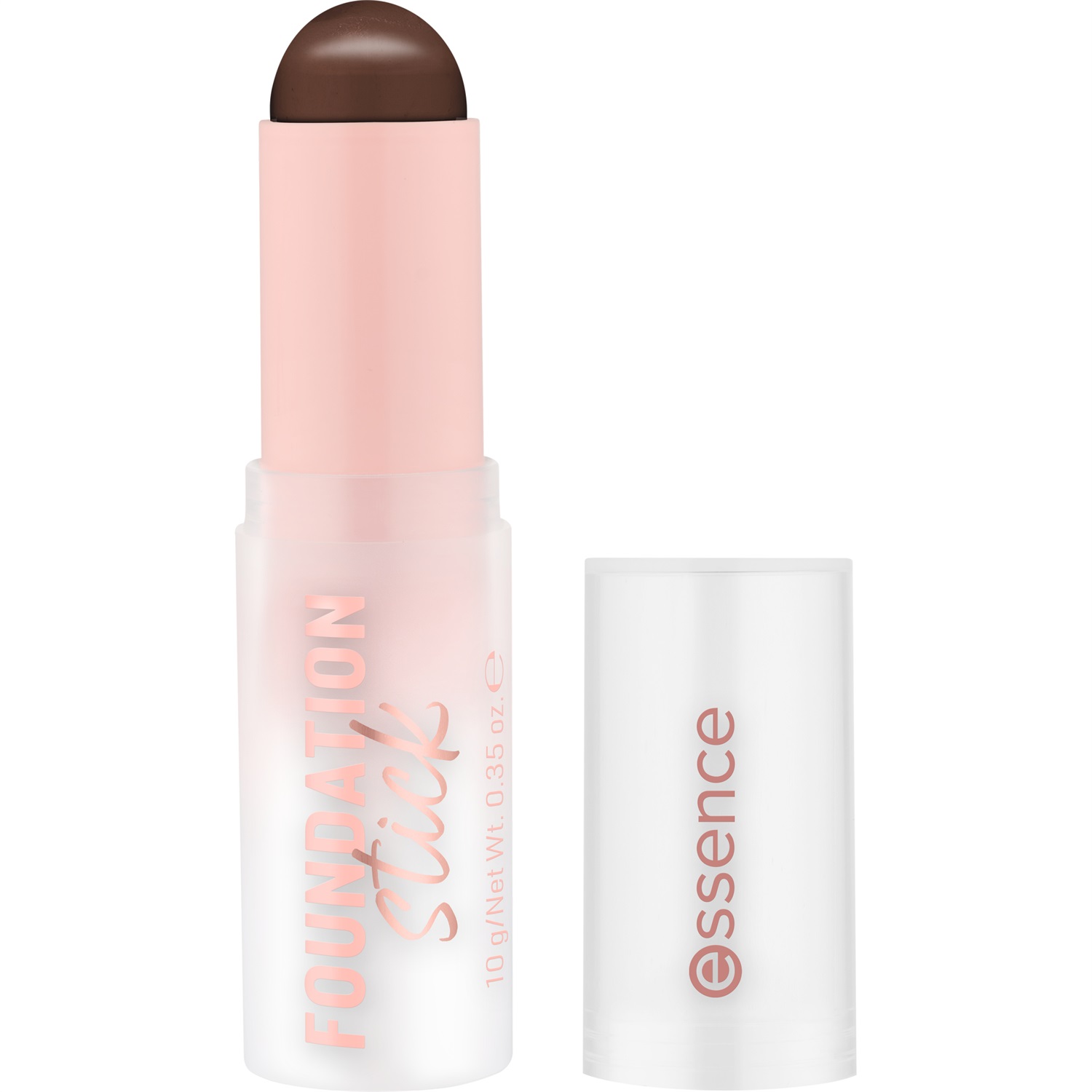 Essence Fondotinta in Stick 10 g - Tonalità 340, Molto Scuro con Sottotono Rosso, Finish Opaco, Formula Cremosa e Multiuso