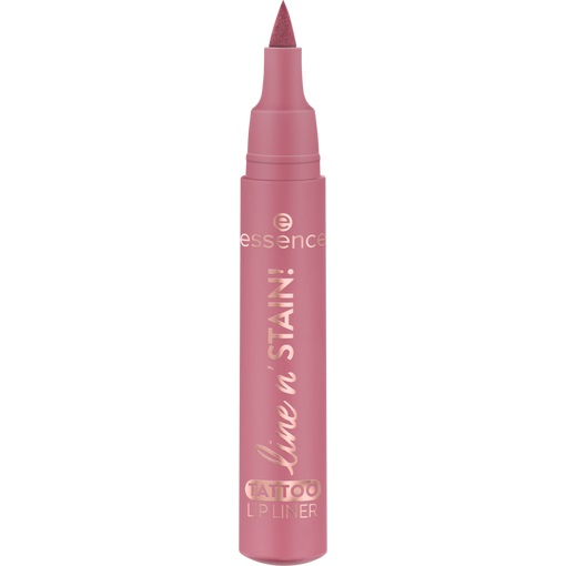 Essence Line N' Stain! Tattoo Lip Liner 01 Everyone's Nude-Pink - Matita Labbra 2.5 ml, Lunga Durata e Definizione