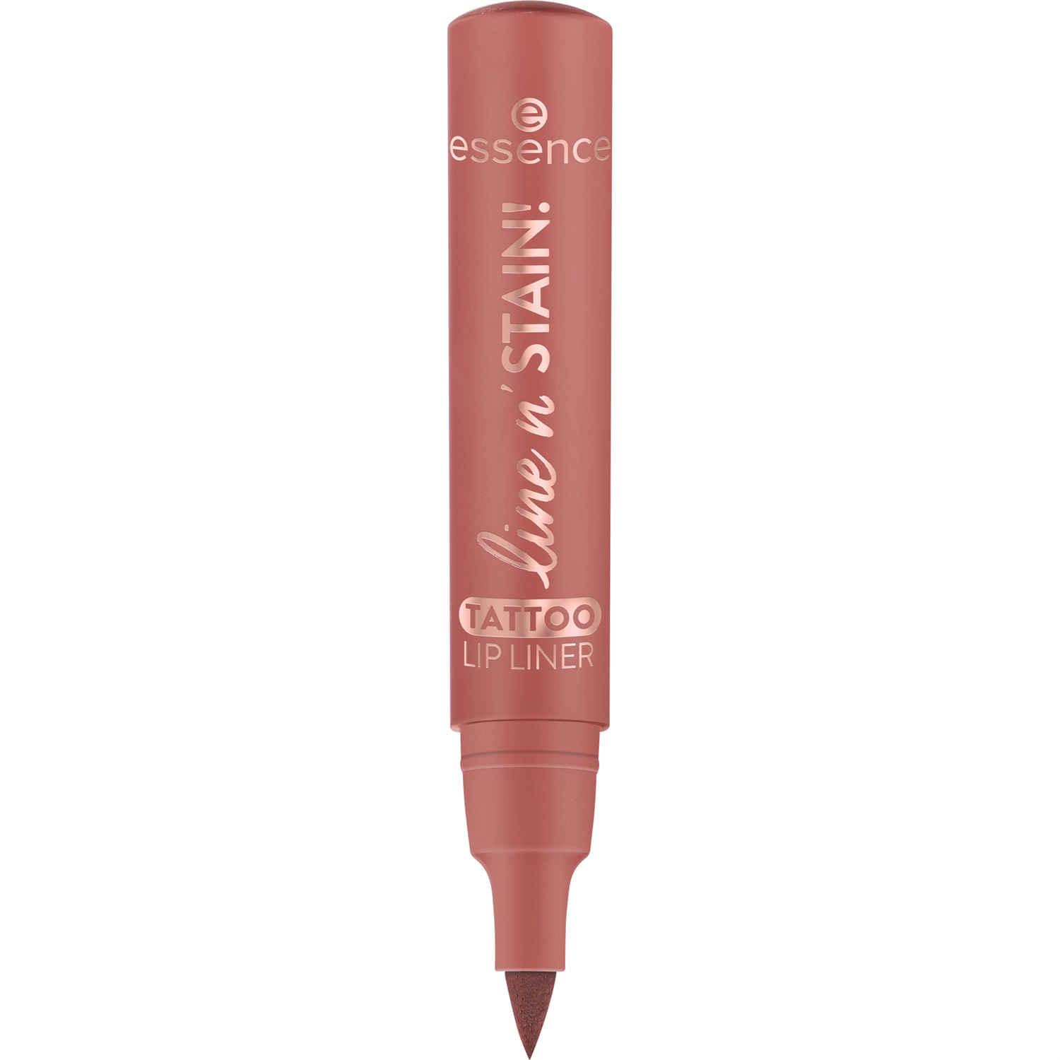 Essence Line N' Stain Tattoo Lip Liner 02 Must Have Brown - Matita Labbra Lunga Durata, Effetto Colorante e Colore Intenso, 2,5 ml