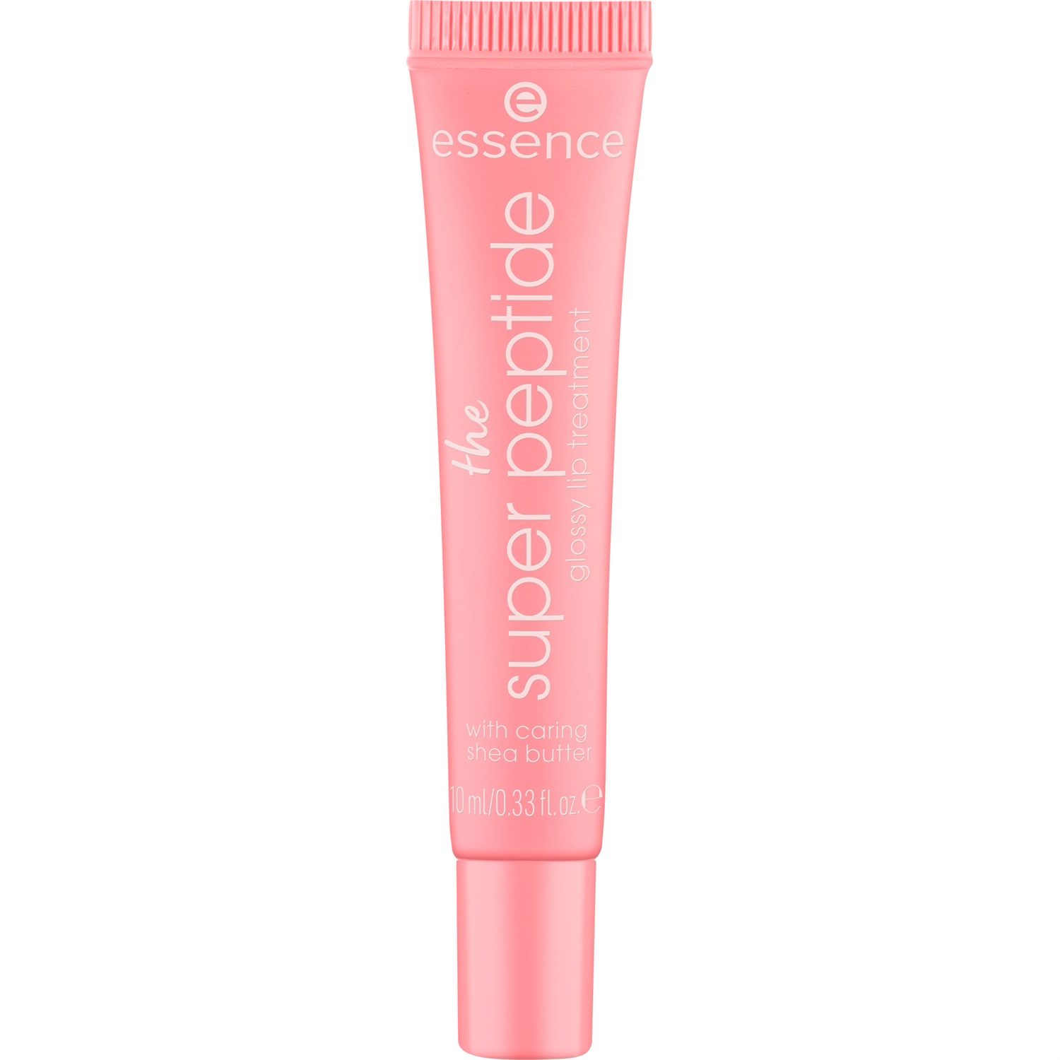 Essence The Super Peptide Glossy Lip Treatment 10 ml 03 Coralized - Balsamo Labbra Nutriente, Levigante e Idratante con Vitamine