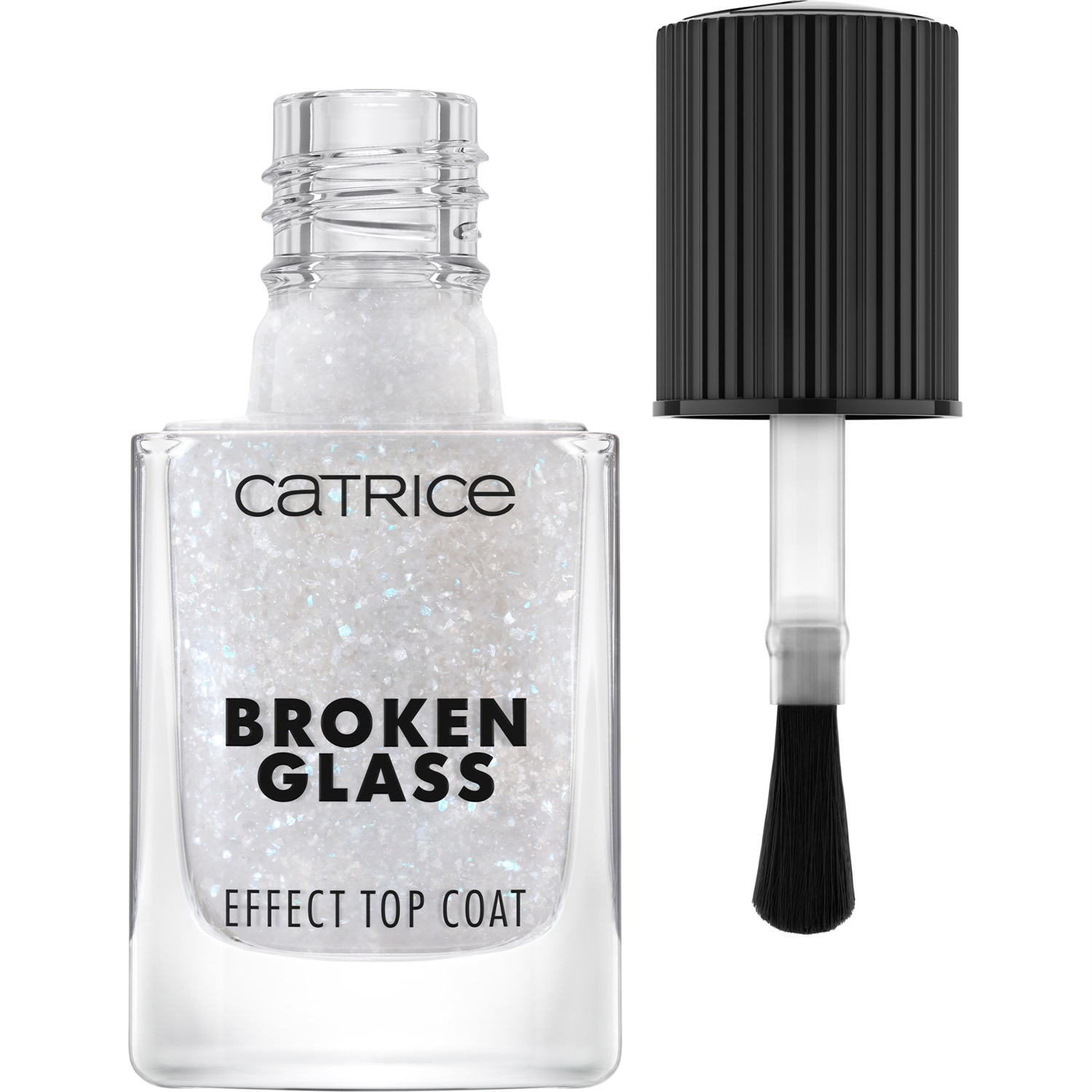 Catrice Broken Glass Effect Top Coat 10.5 ml - Smalto per unghie con effetto scintillante