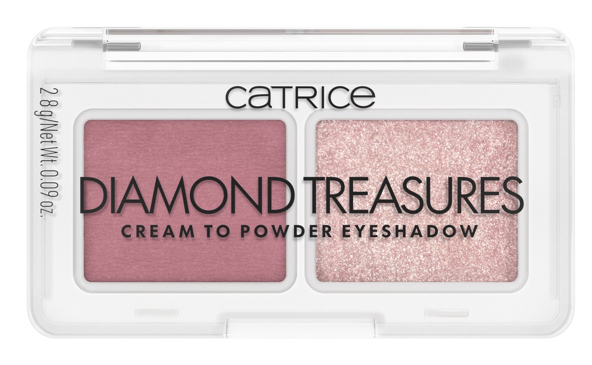 Catrice Diamond Treasures Ombretto Cream to Powder 3 g Nr. 020 - Fairy Dust con base opaca e topper scintillante