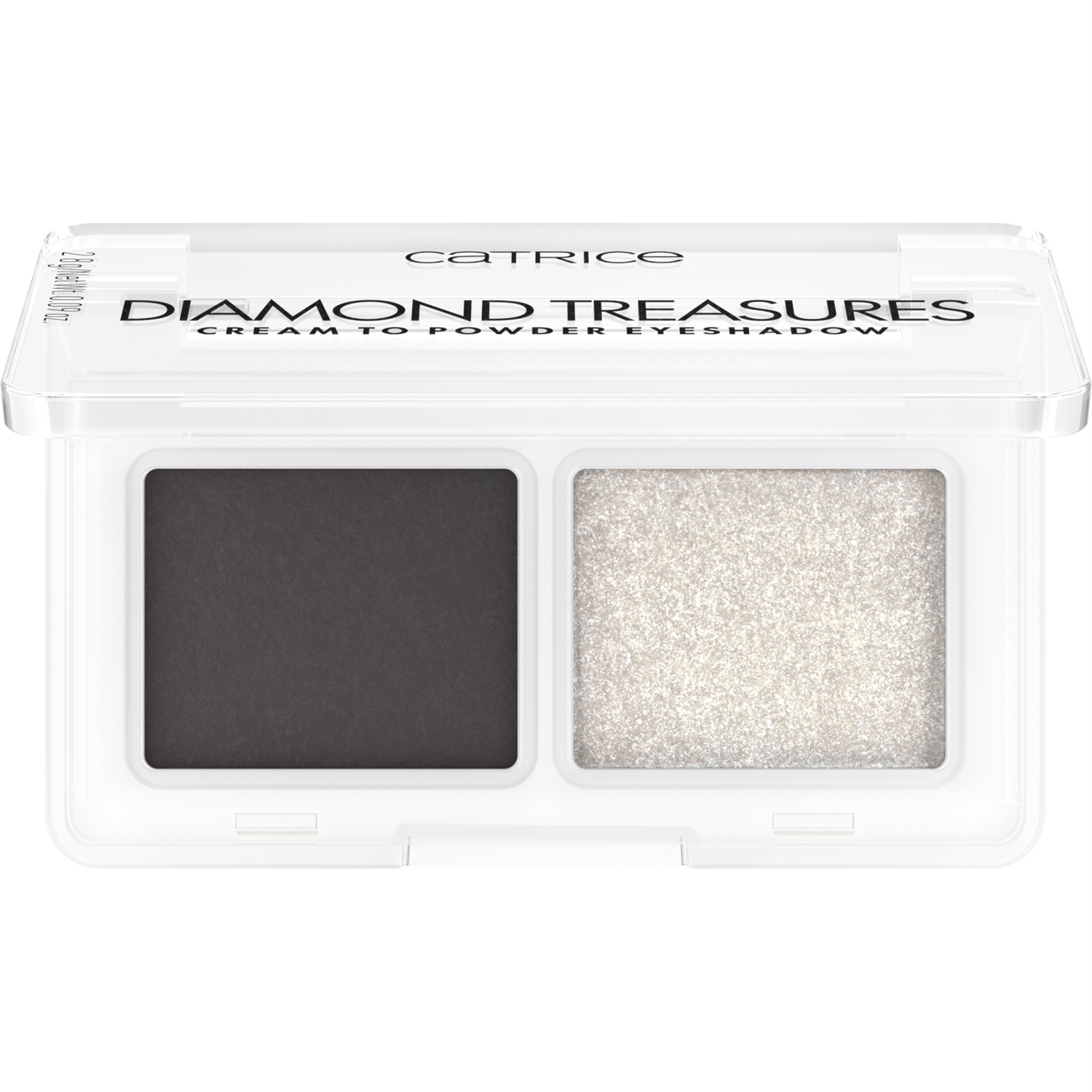Catrice Diamond Treasures Palette di Ombretti Cream to Powder 3 g - Smokey Diamond con Formula Duo Finish