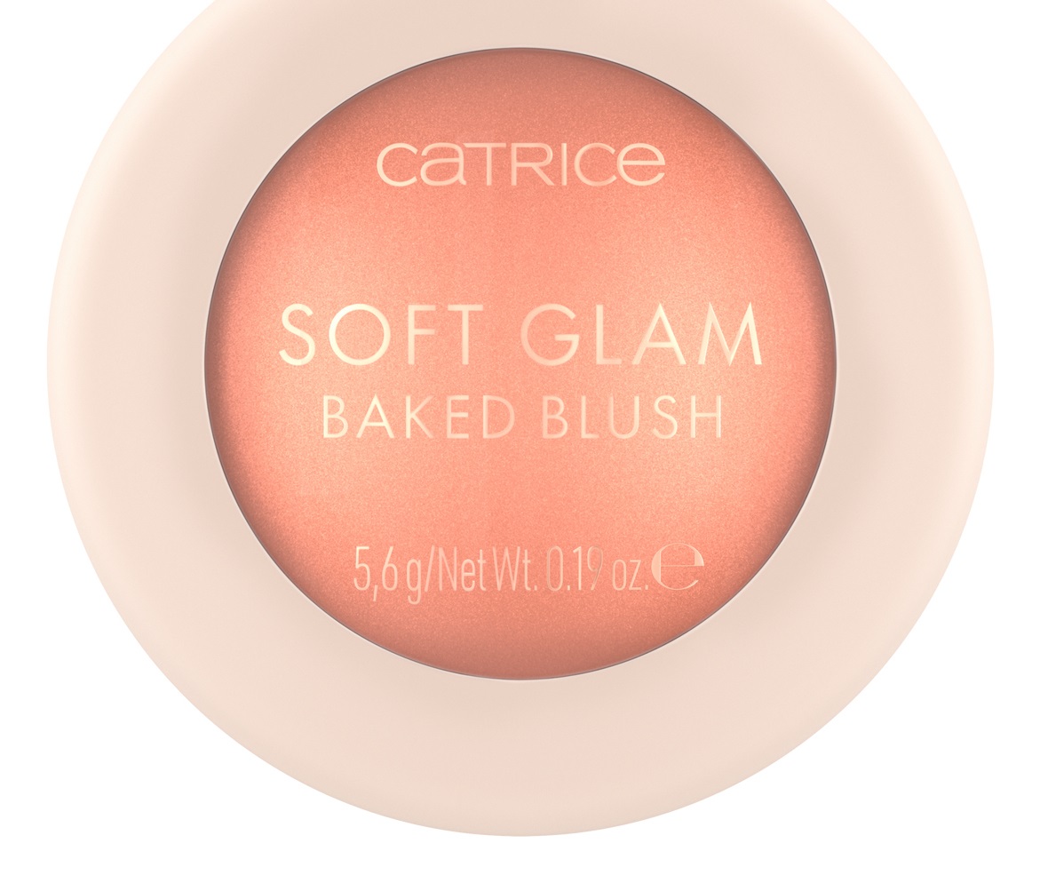 CATRICE Soft Glam Baked Blush 020 - Peachy Breeze, Fard e Illuminante in Polvere, 5,6 g, Finish Morbido e Luminoso