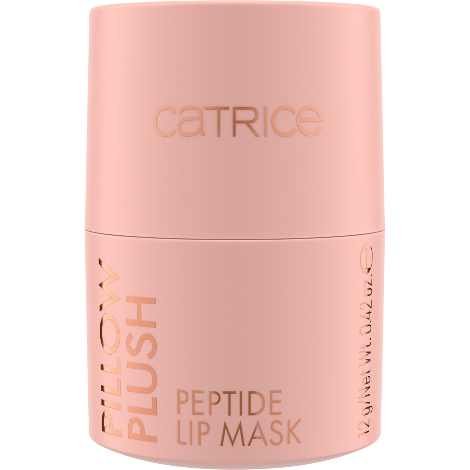 Catrice Pillow Plush Peptide Lip Mask - Maschera per Labbra Nutriente con Peptidi e Acido Ialuronico, 12 g