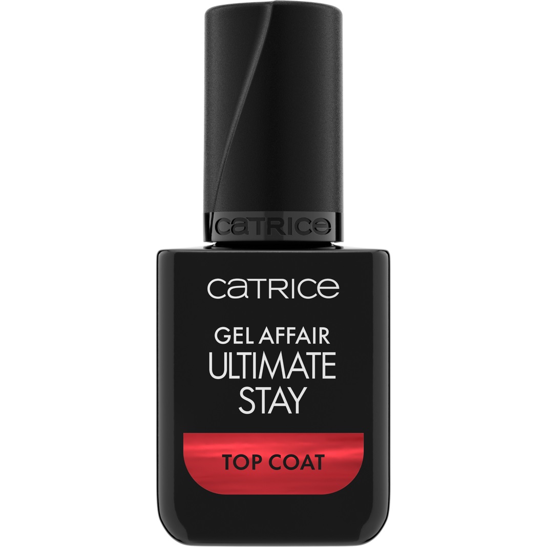 Catrice Gel Affair Ultimate Stay Top Coat 10,5 ml - Smalto per Unghie Trasparente con Finish Ultra-Lucido e Lunga Durata