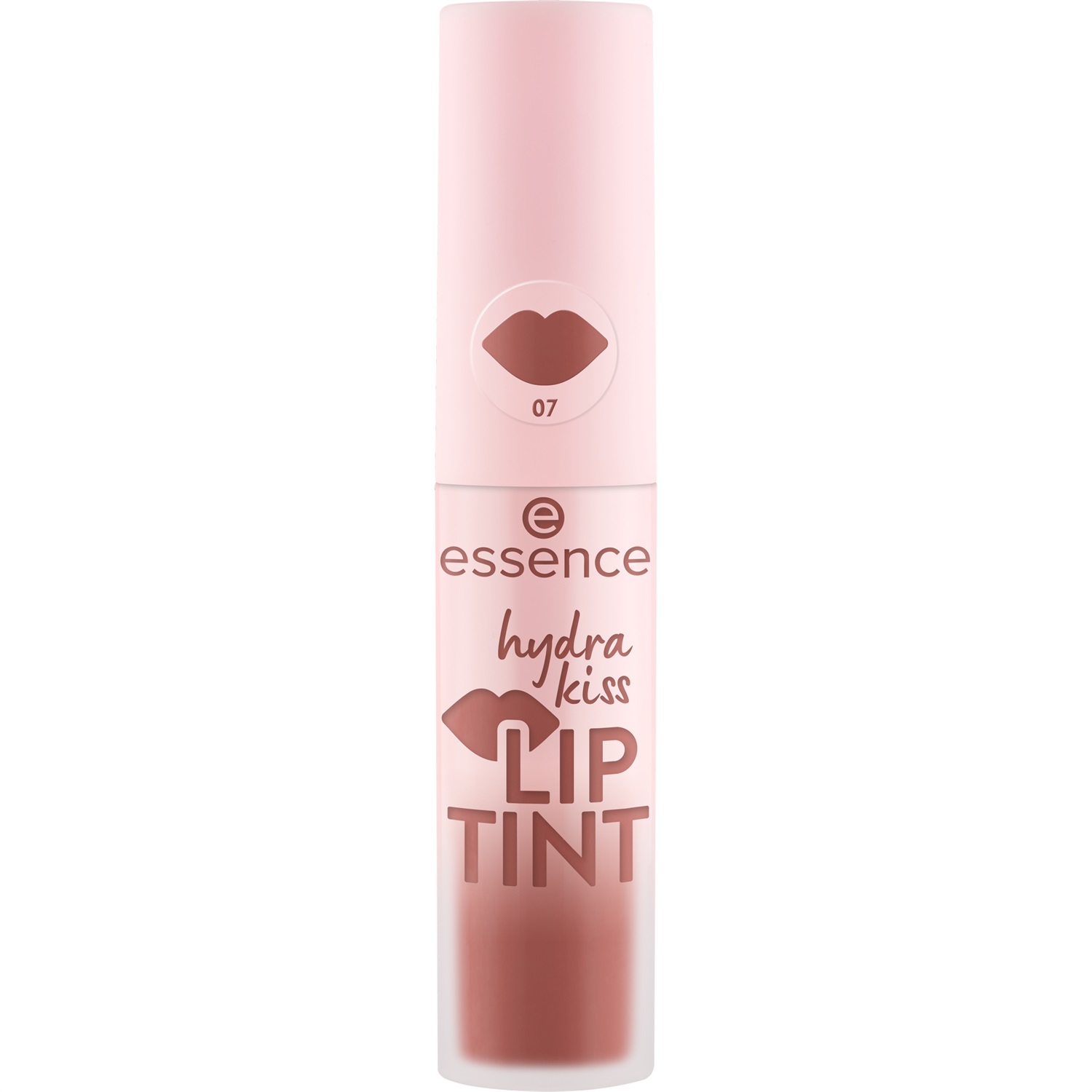 essence Hydra Kiss LIP TINT 4 ml - Rossetto liquido con effetto naturale e finitura radiosa, Nr. 07 Hazelnut Haze